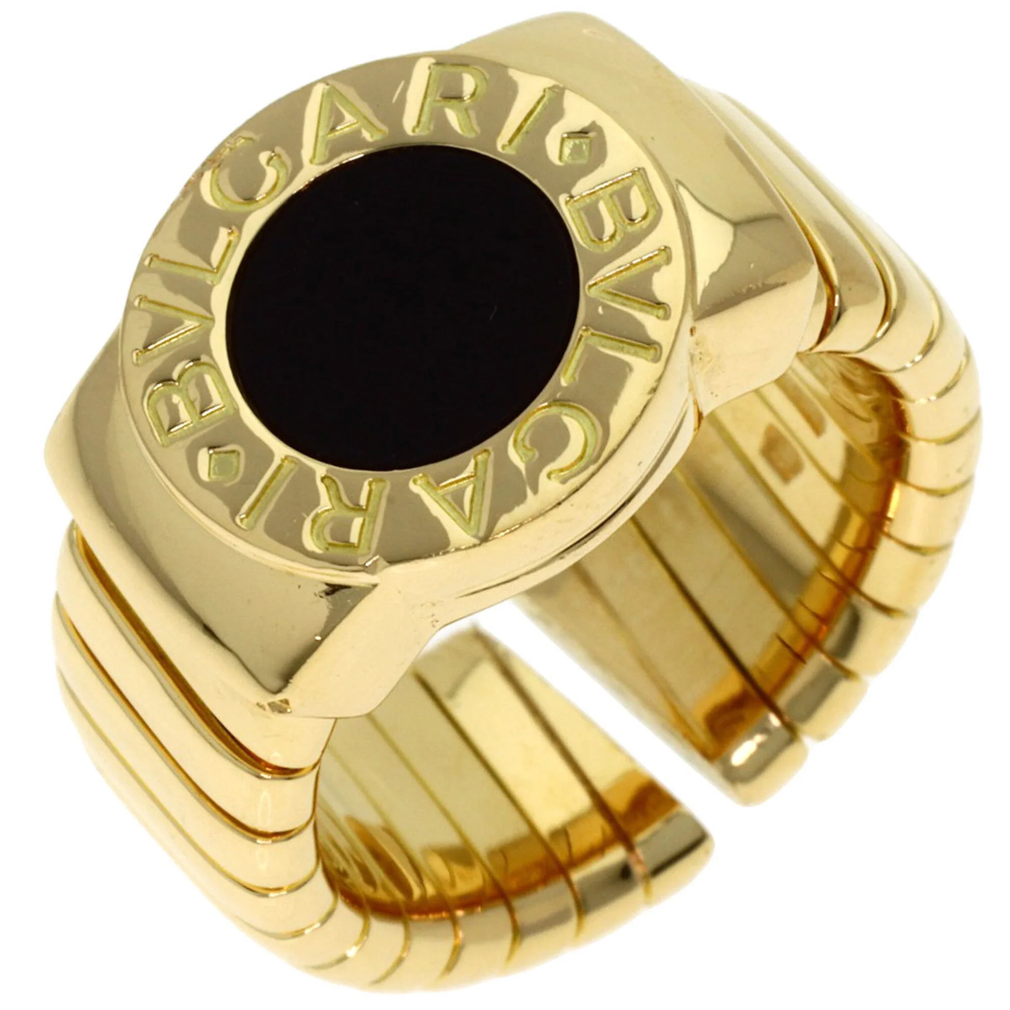 Ring 18K Yellow Gold with Onyx - Image 2