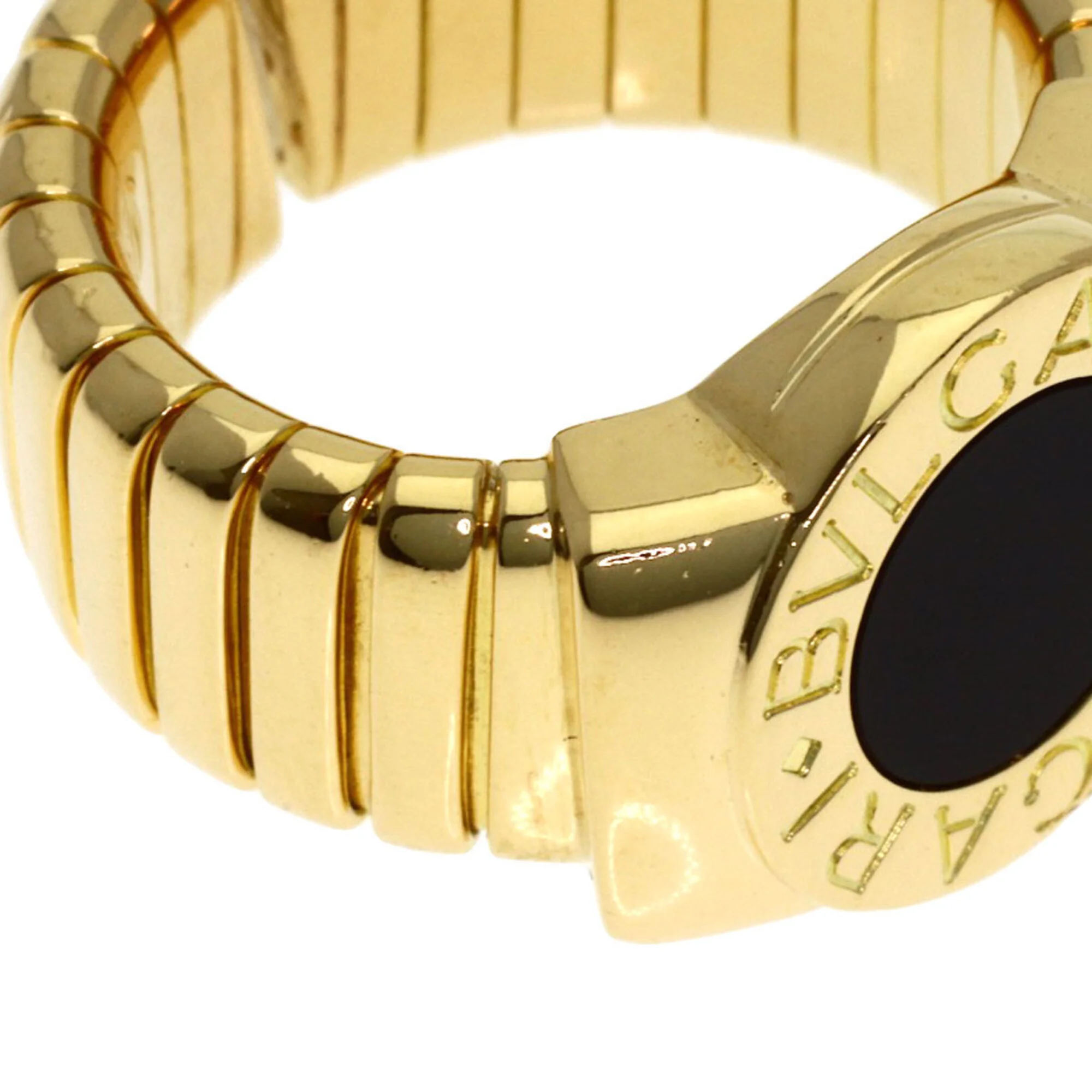Ring 18K Yellow Gold with Onyx - Image 9