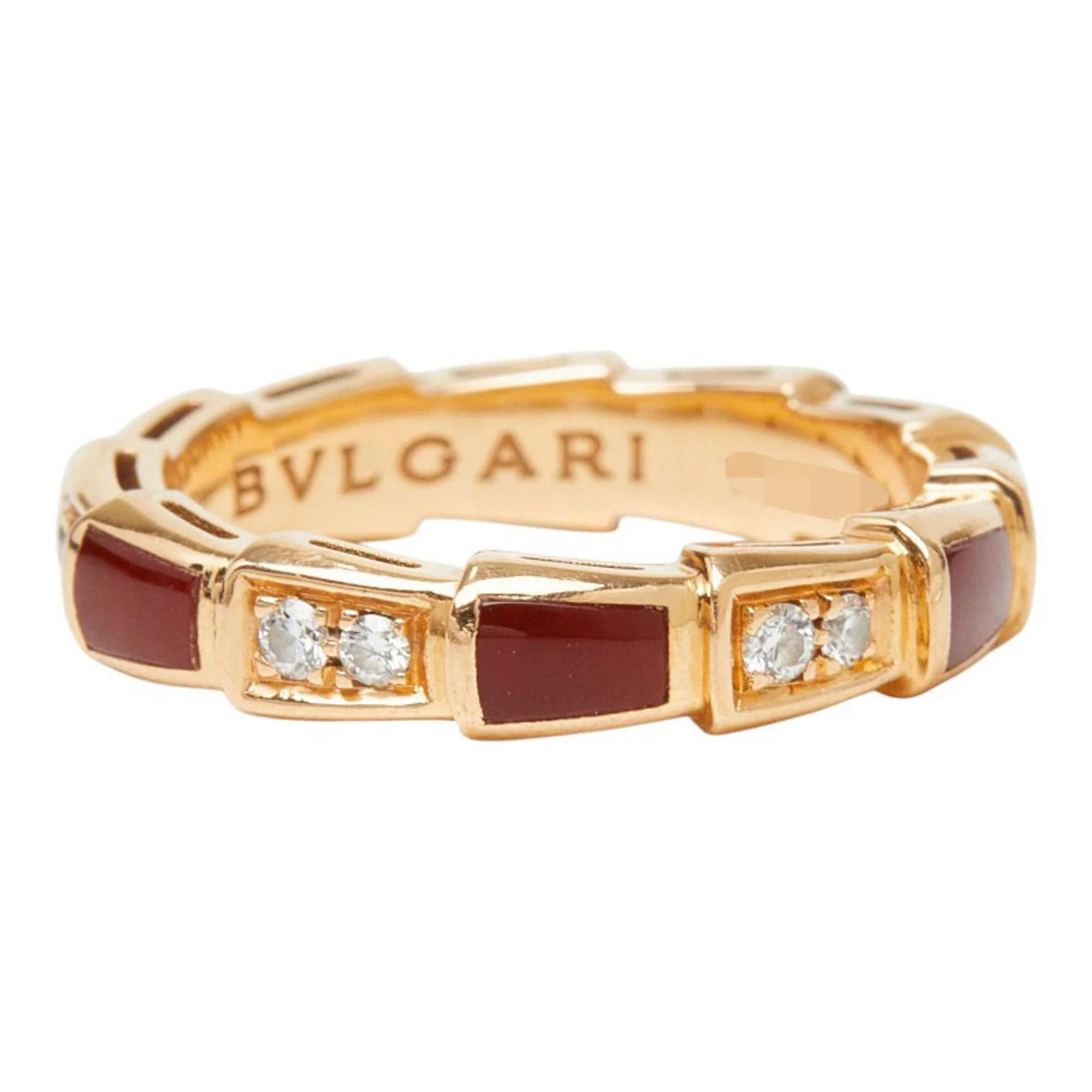Serpenti Viper Ring 18K Rose Gold - Image 5