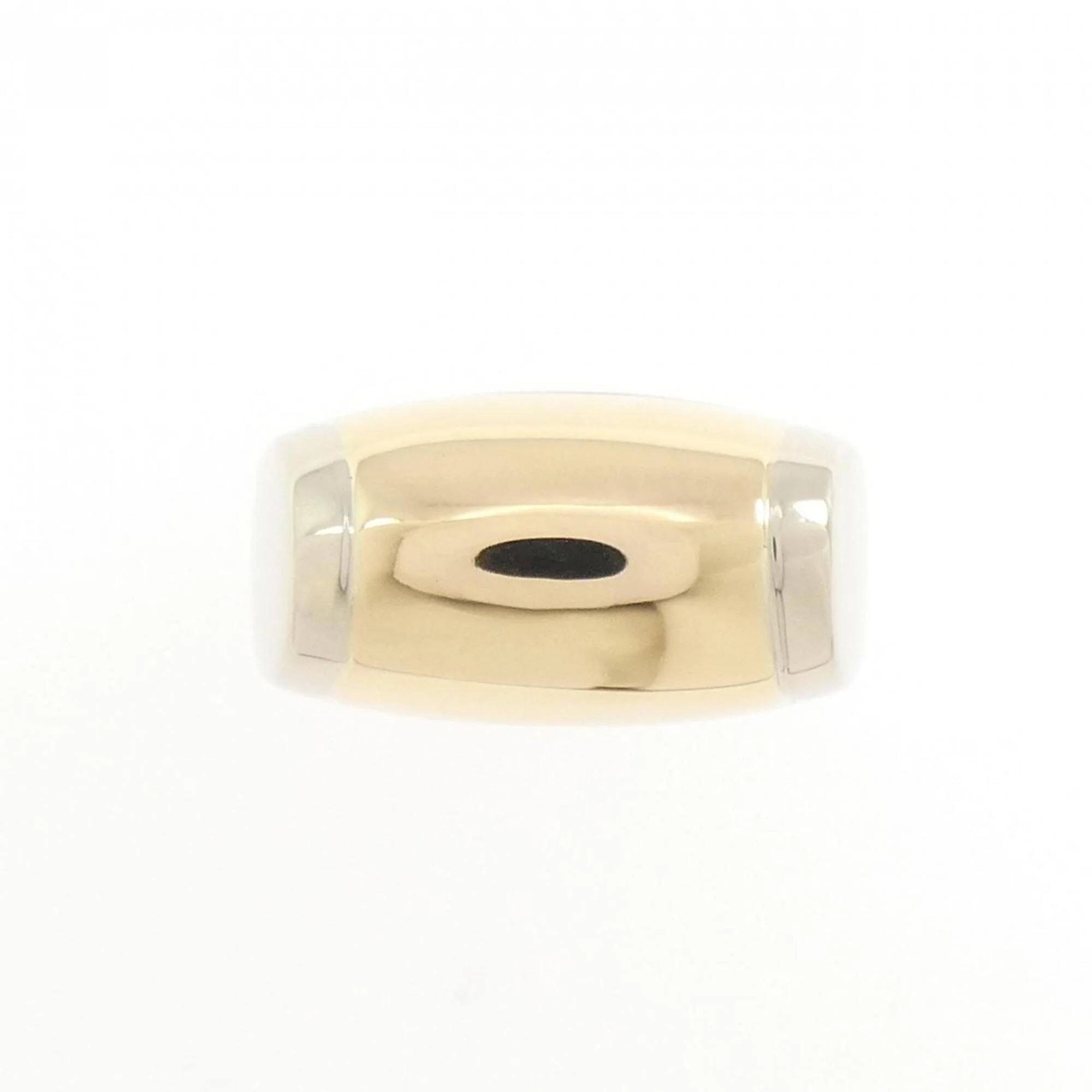 Tronchetto One Band Ring 18K White Gold and 18K Yellow Gold - Image 2