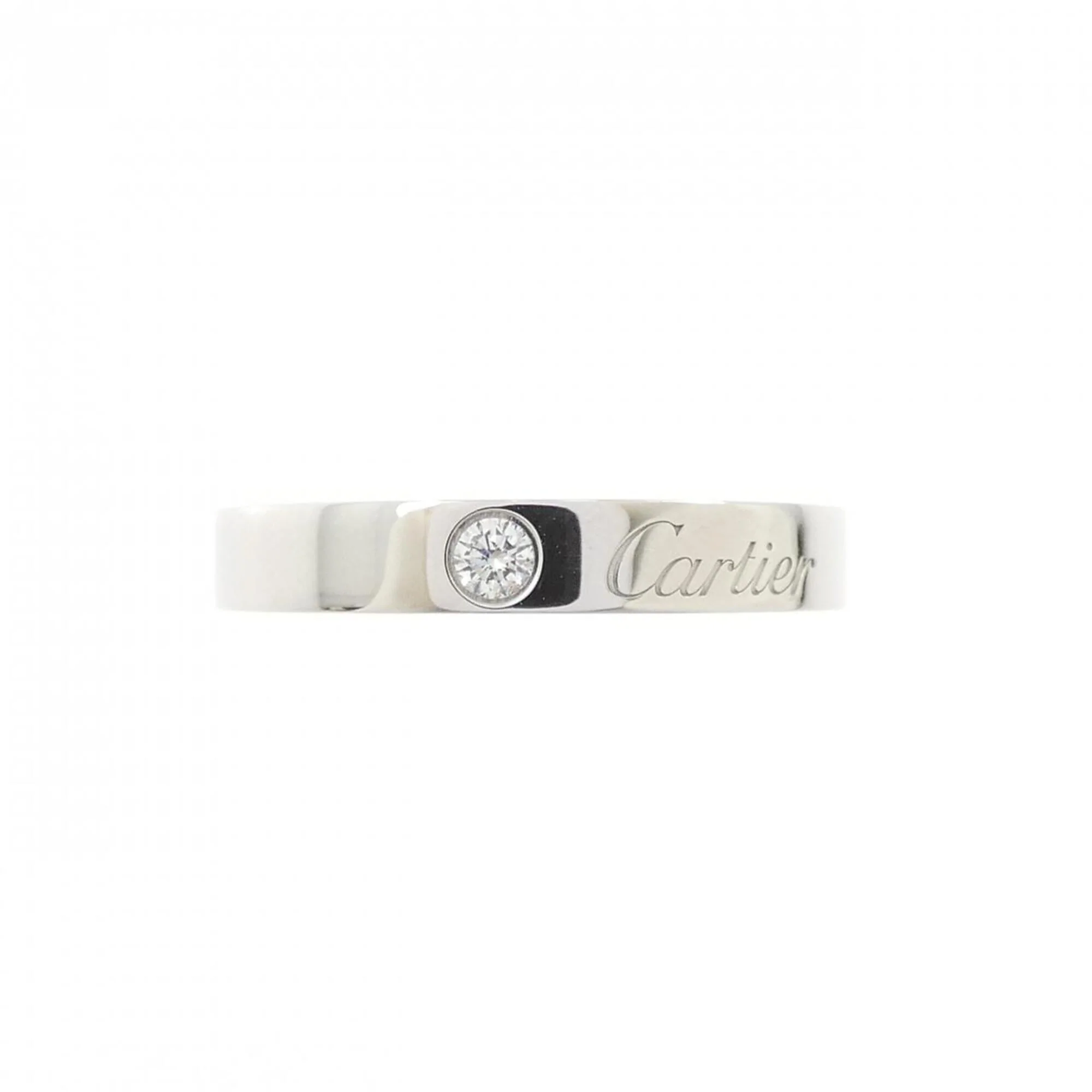 1P Ring Platinum with Diamond - Image 2