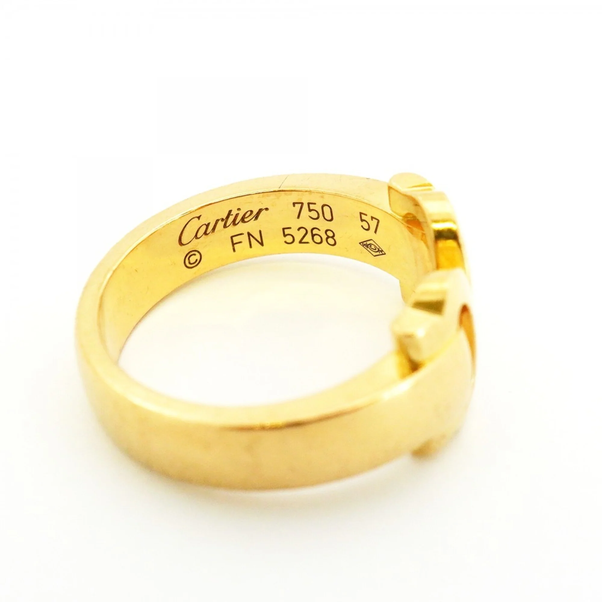 2C Boucle Band Ring 18K Yellow Gold - Image 4