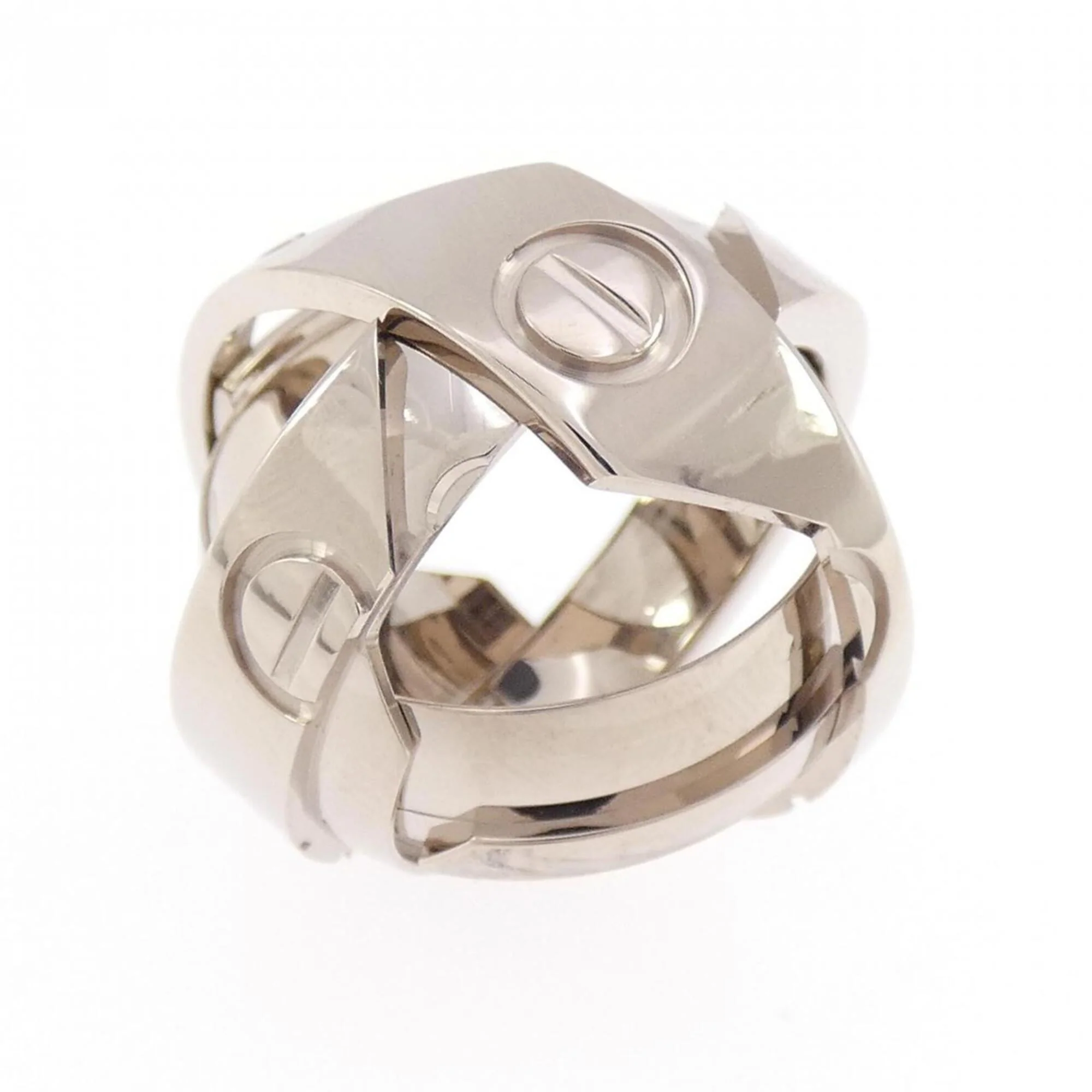 Astrolove 1999 Christmas Limited Edition One Band 18K White Gold Ring - Image 3