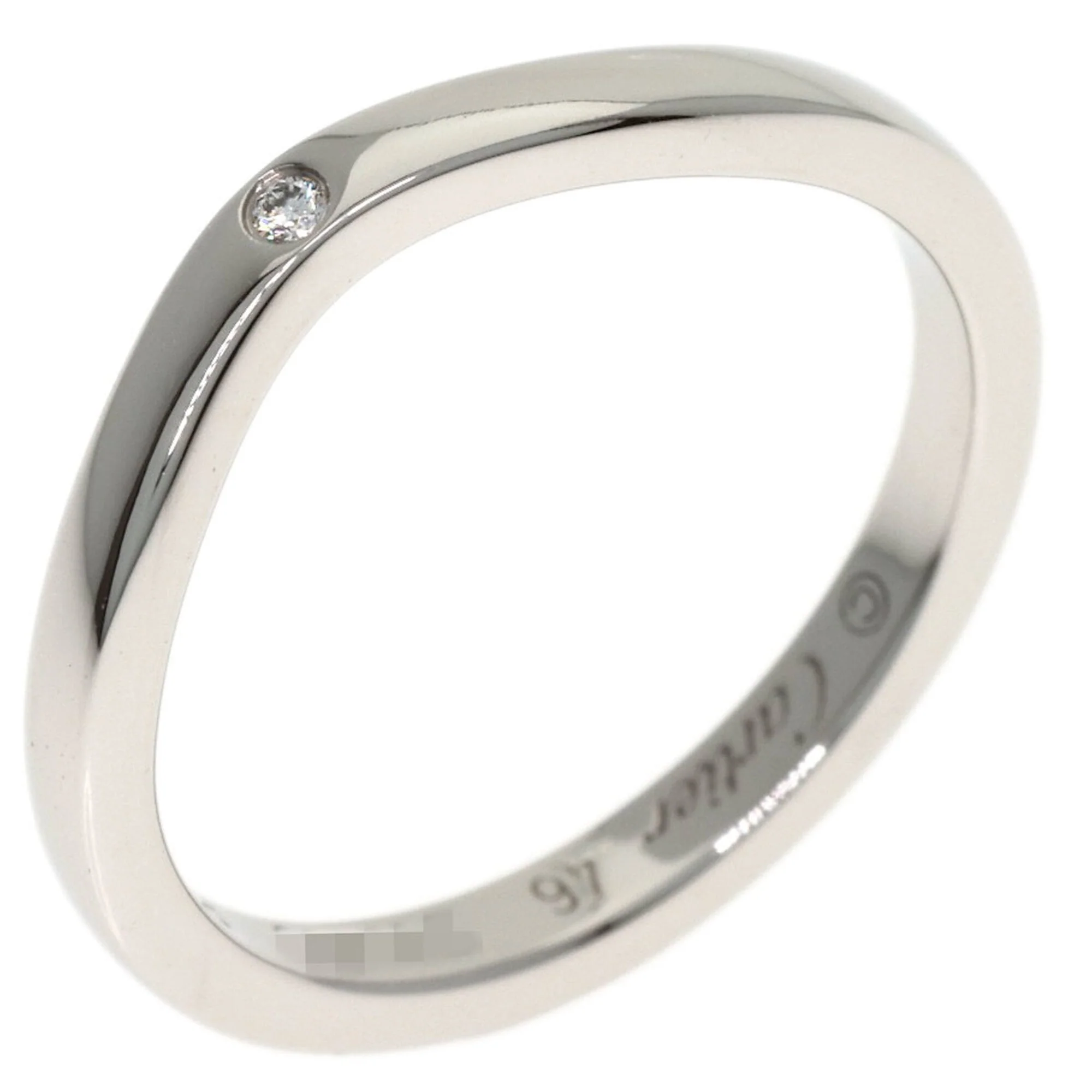 Ballerina Curve Ring Platinum - Image 2