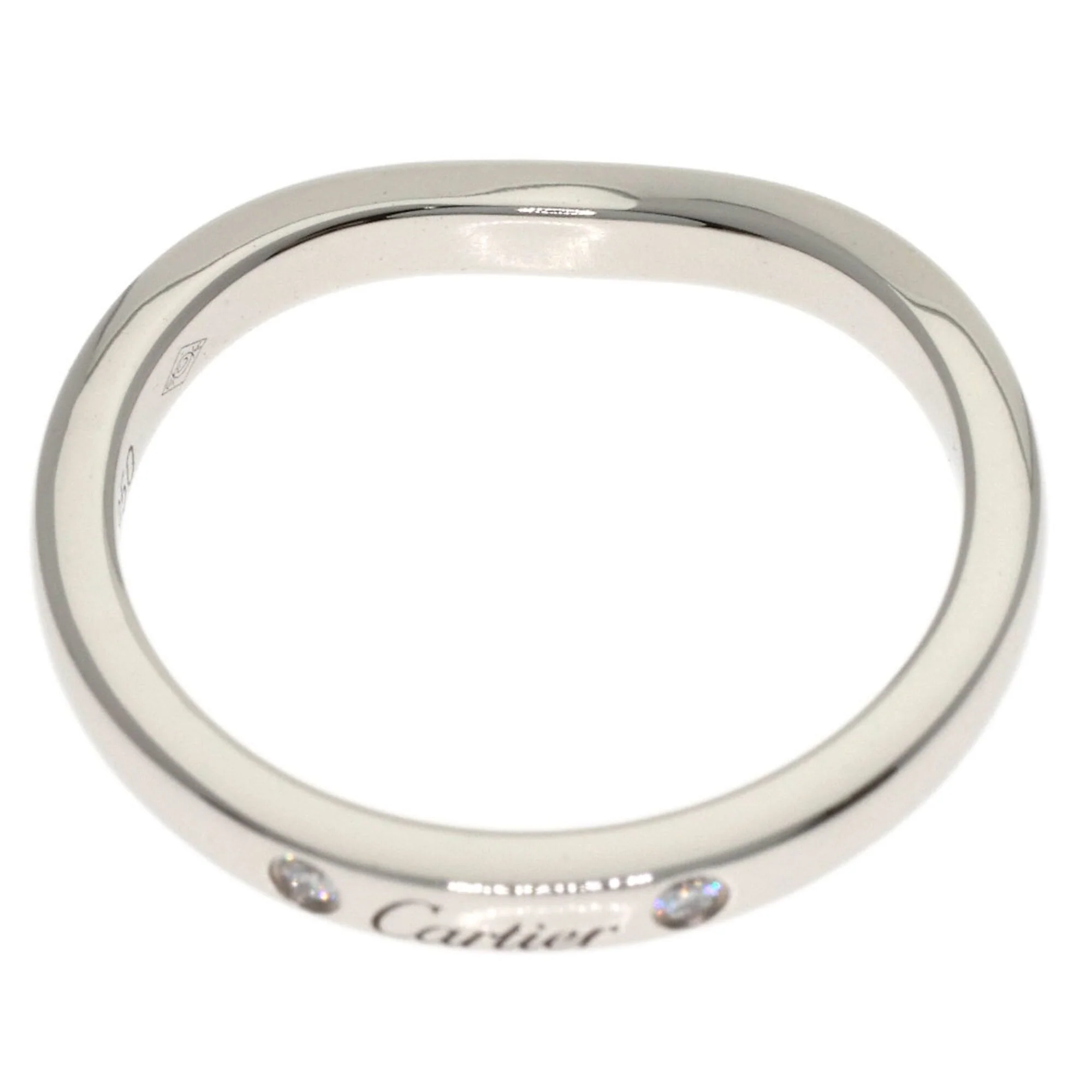 Ballerina Curve Ring Platinum - Image 4