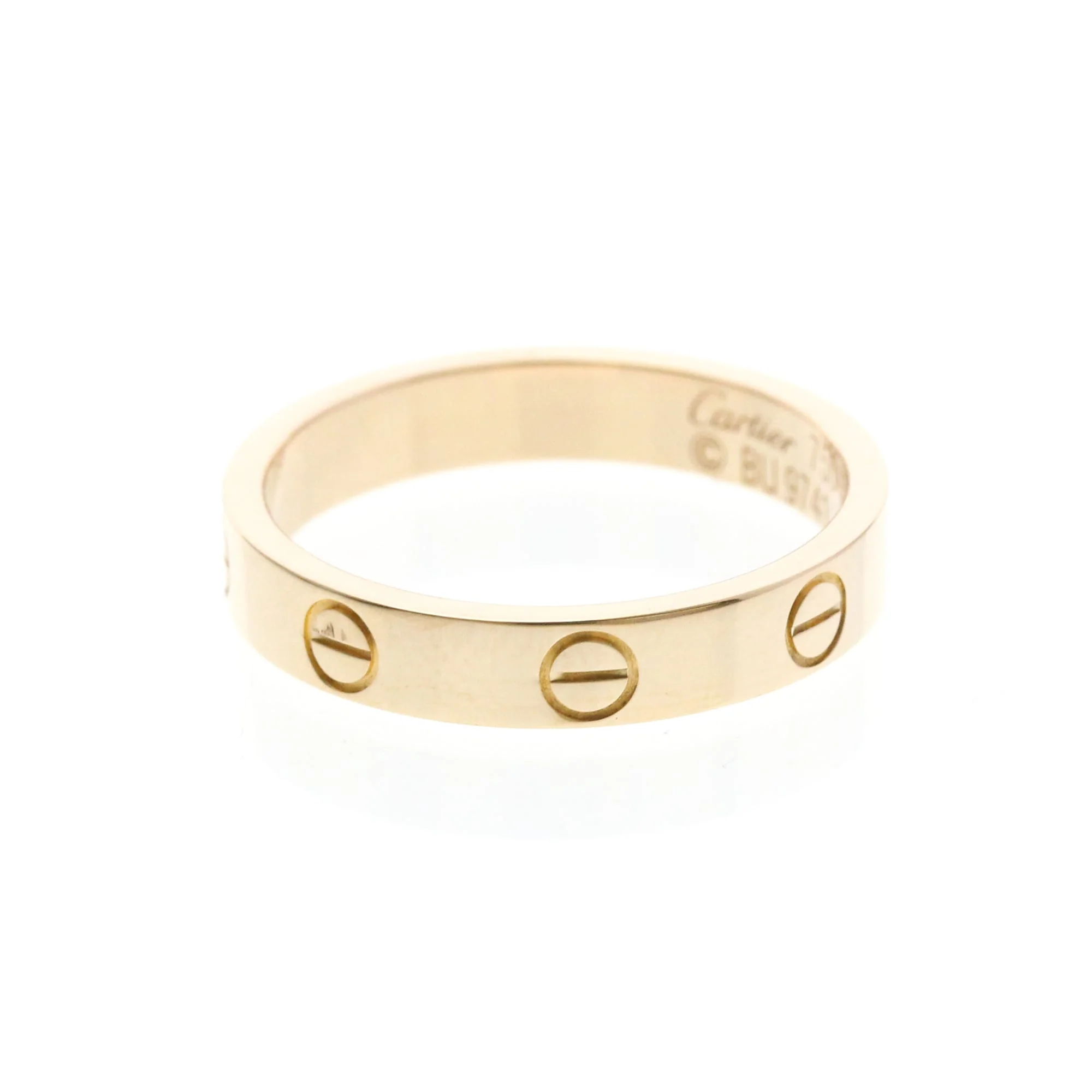 Band Ring 18K Rose Gold Mini - Image 2