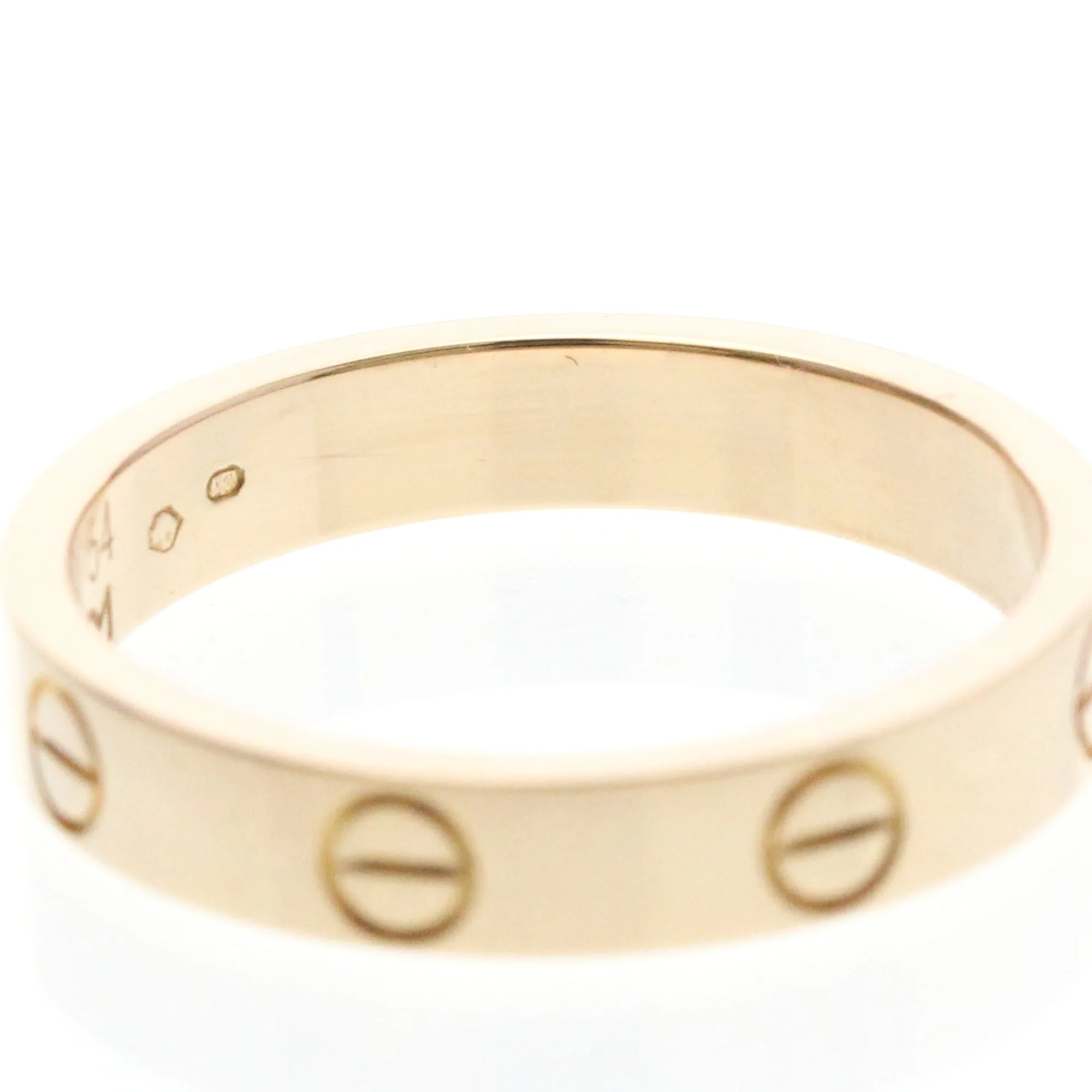 Band Ring 18K Rose Gold Mini - Image 8