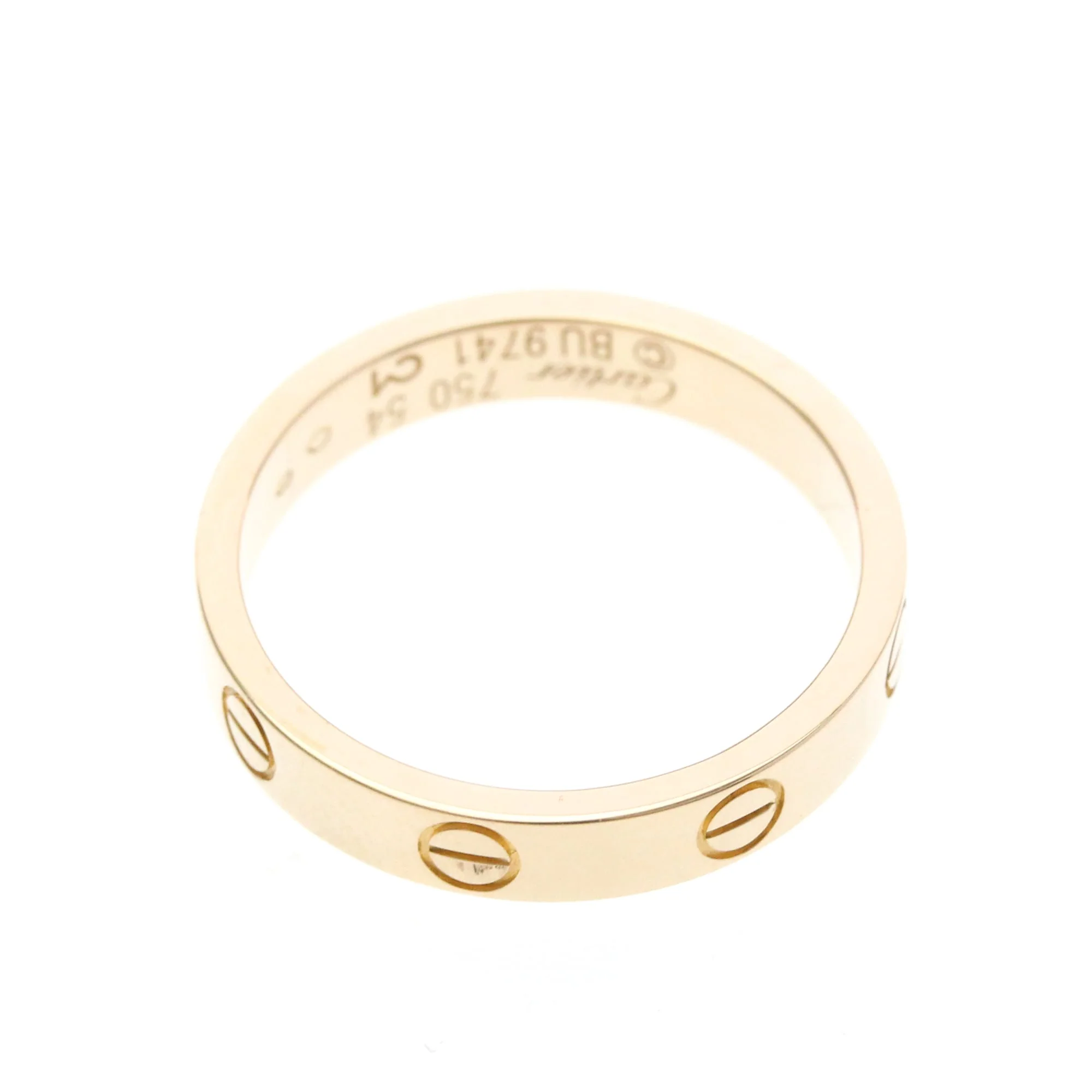 Band Ring 18K Rose Gold Mini - Image 9