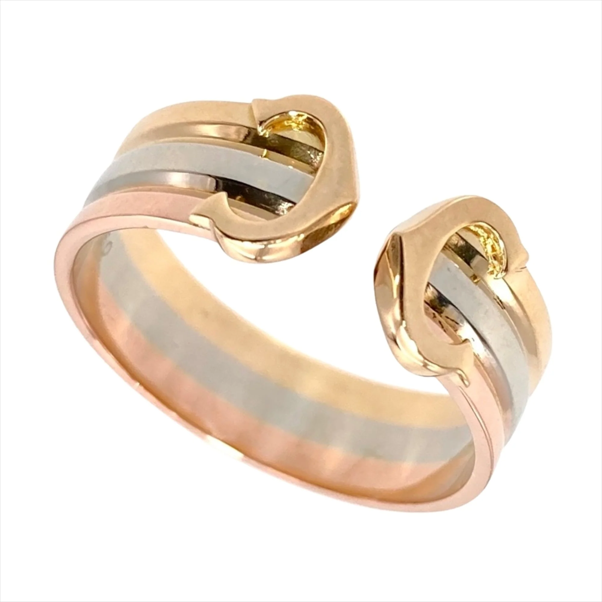 Band Ring 18K Tricolor Gold