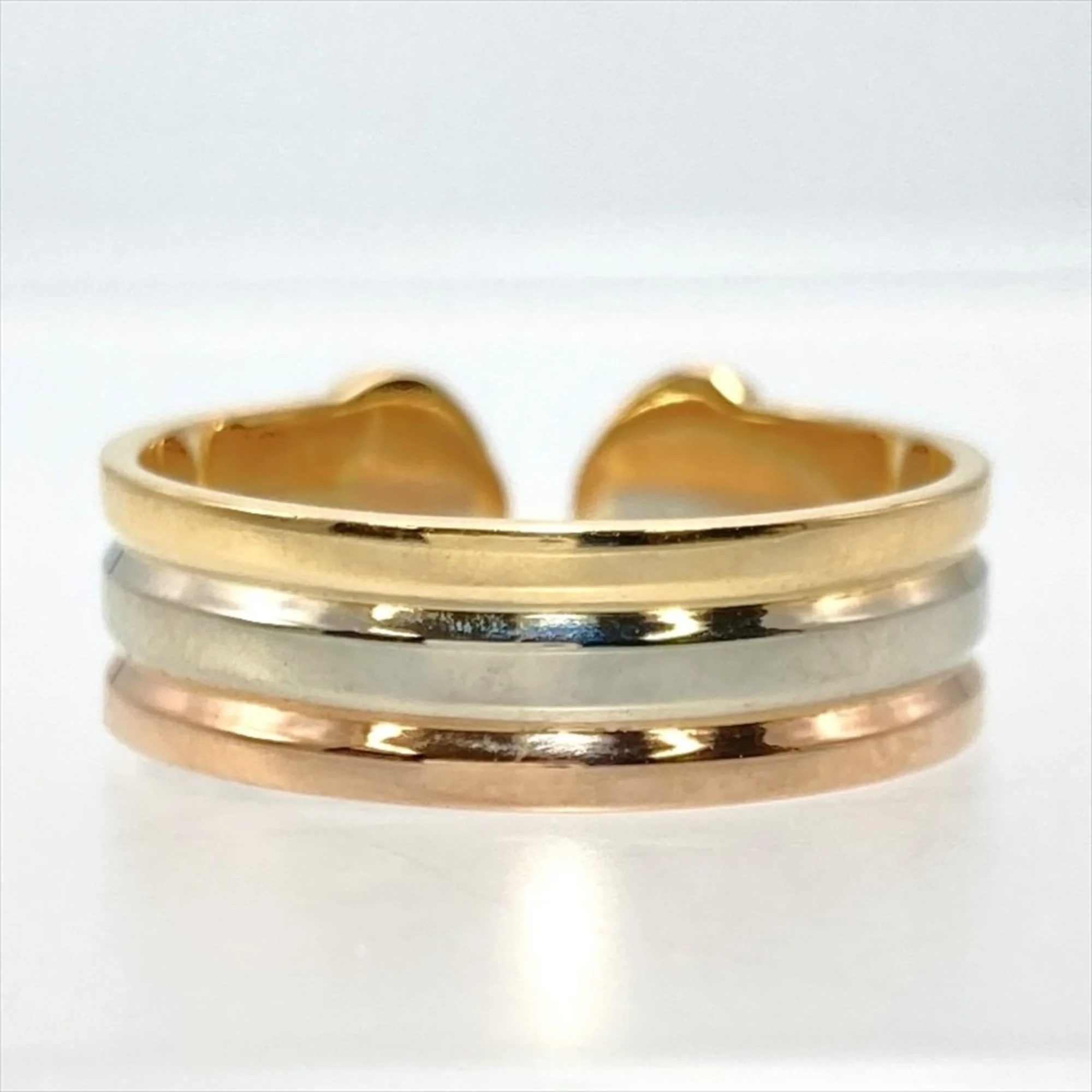 Band Ring 18K Tricolor Gold - Image 2