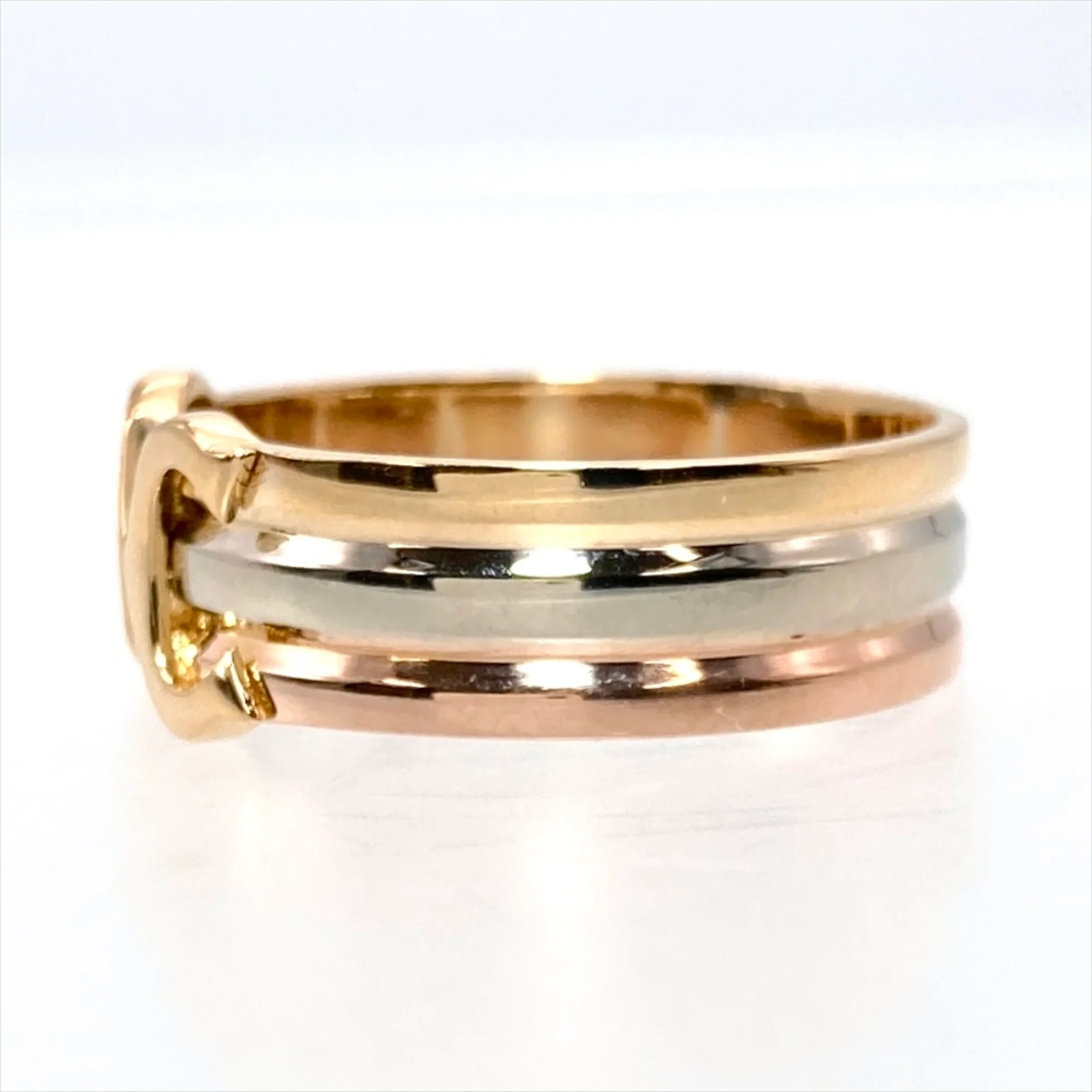 Band Ring 18K Tricolor Gold - Image 3
