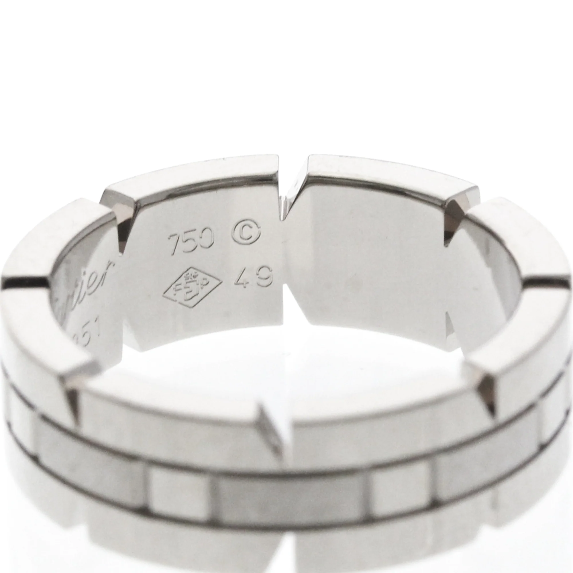 Band Ring 18K White Gold - Image 8