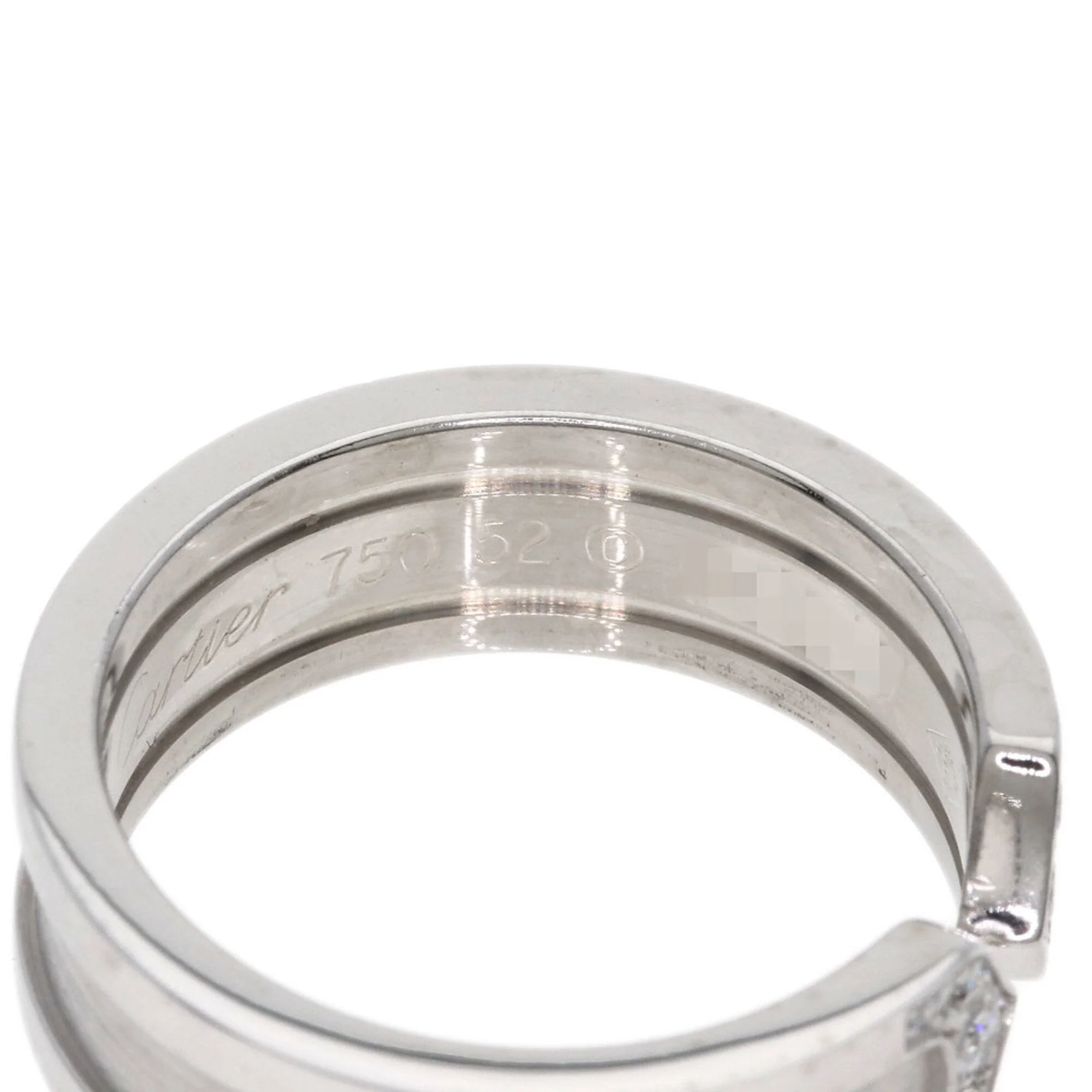 Band Ring 18K White Gold with Diamond - Image 5