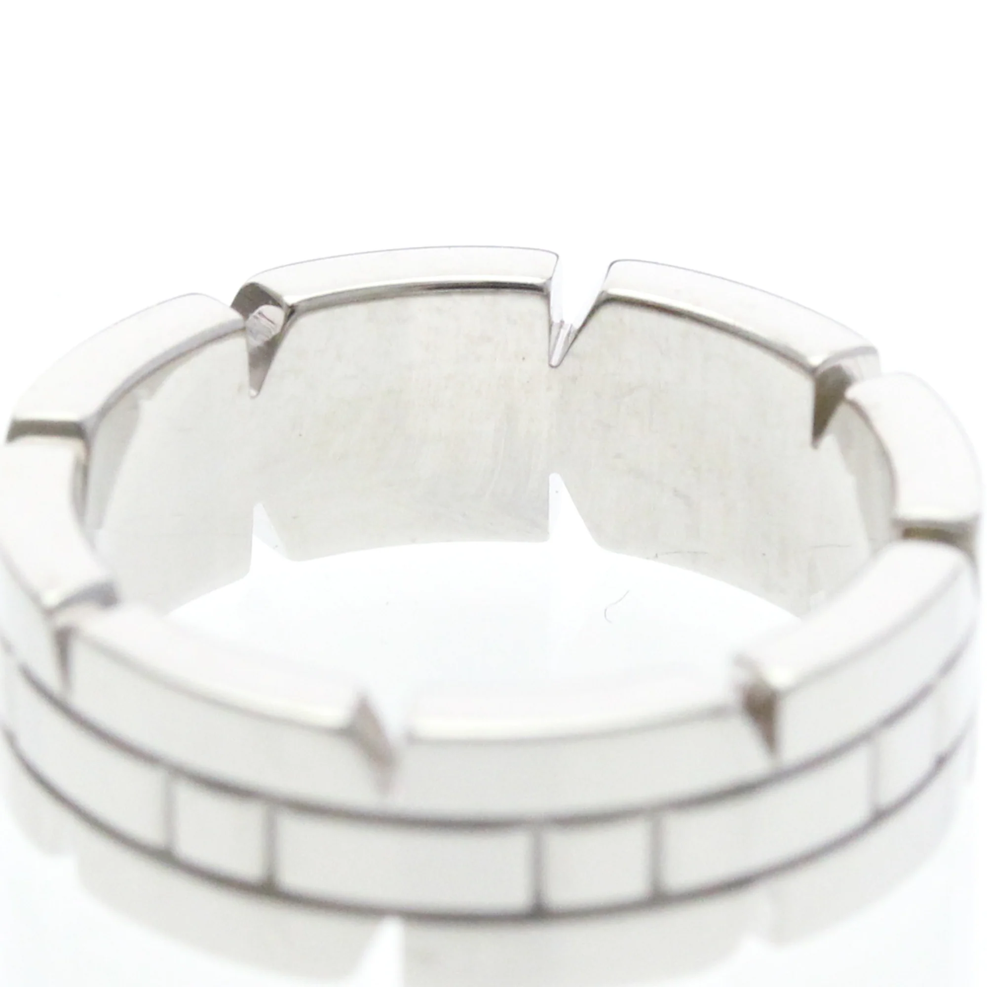 Band Ring 18K White Gold with Diamond - Image 7