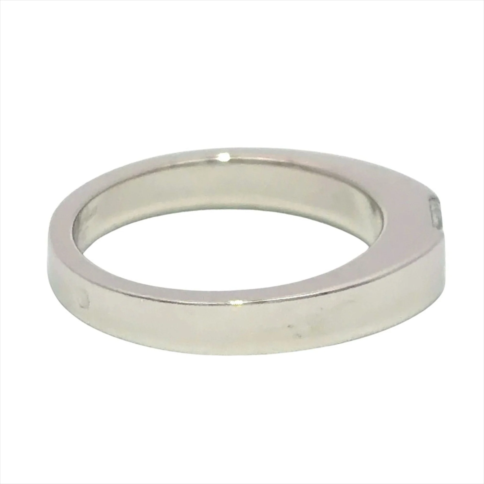 Band Ring 18K White Gold with Diamond - Image 6