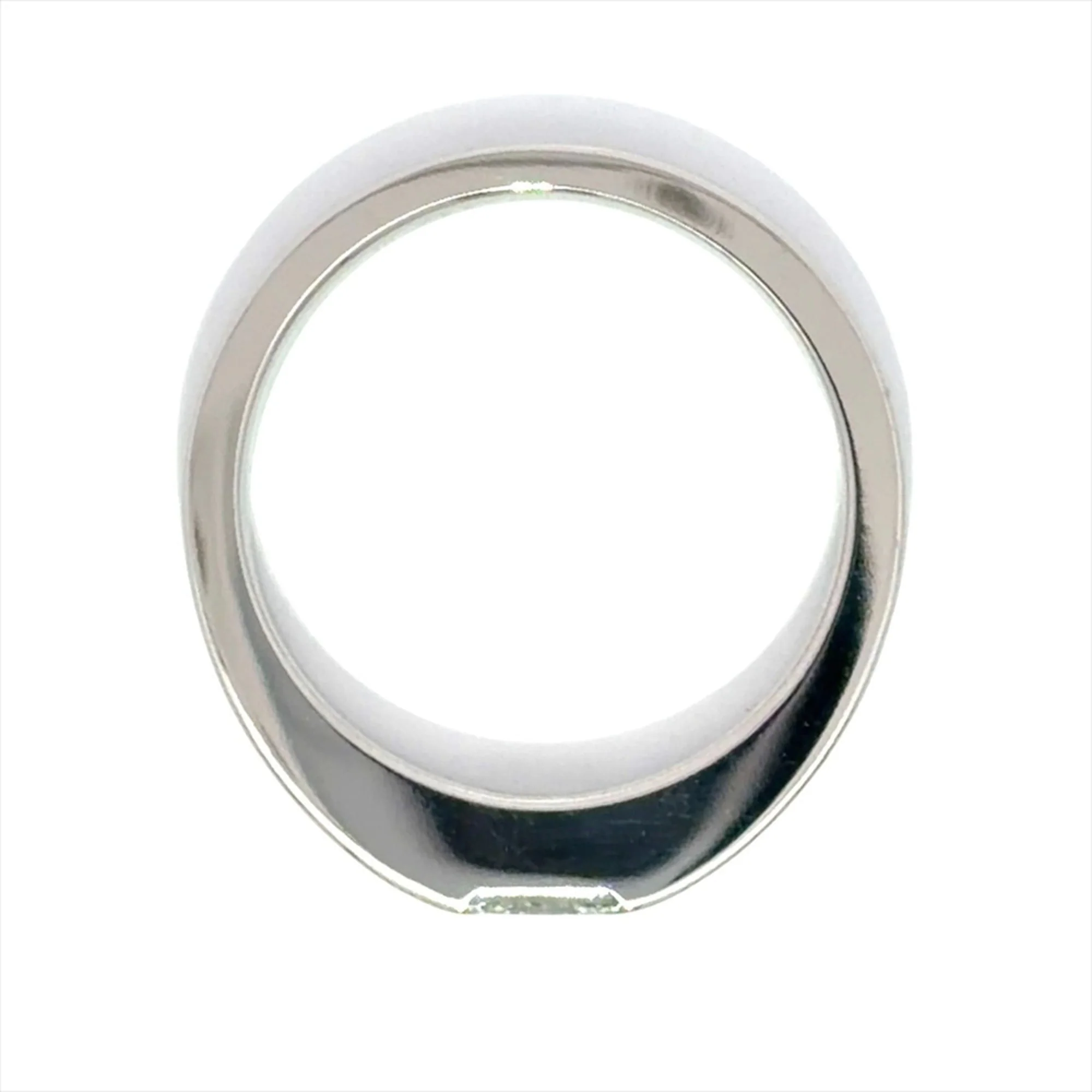 Band Ring 18K White Gold with Diamond - Image 7