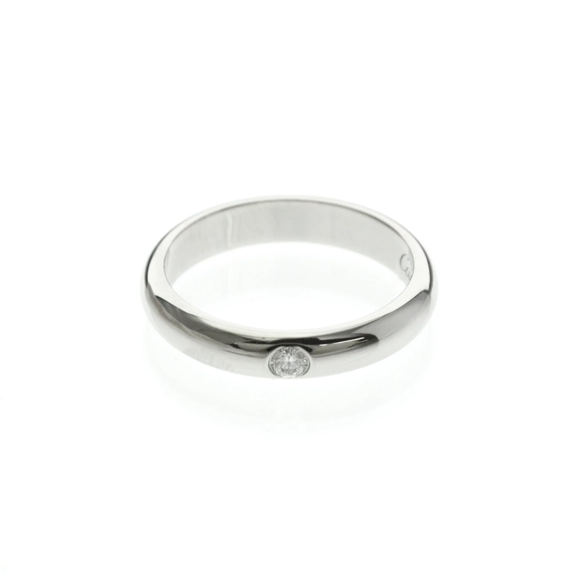 Band Ring Platinum With Diamond