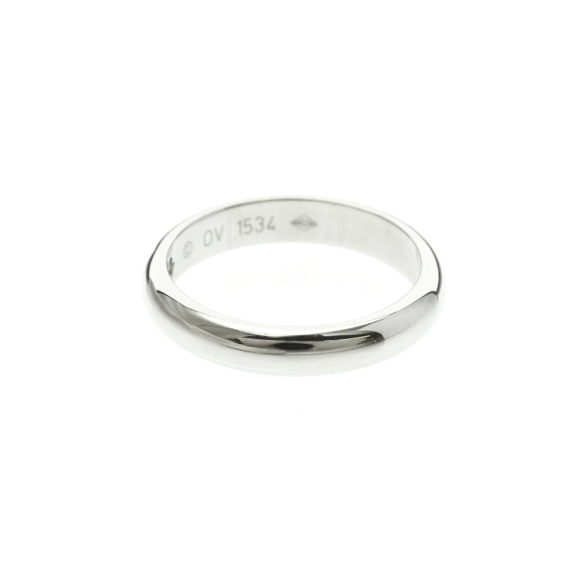 Band Ring Platinum With Diamond - Image 2