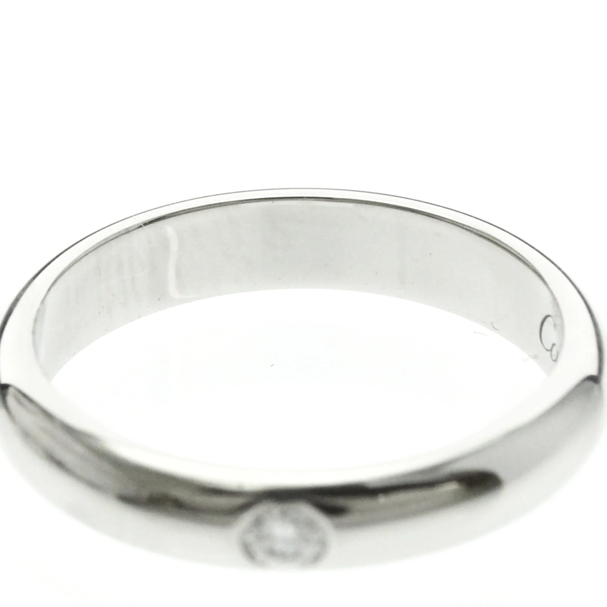 Band Ring Platinum With Diamond - Image 5