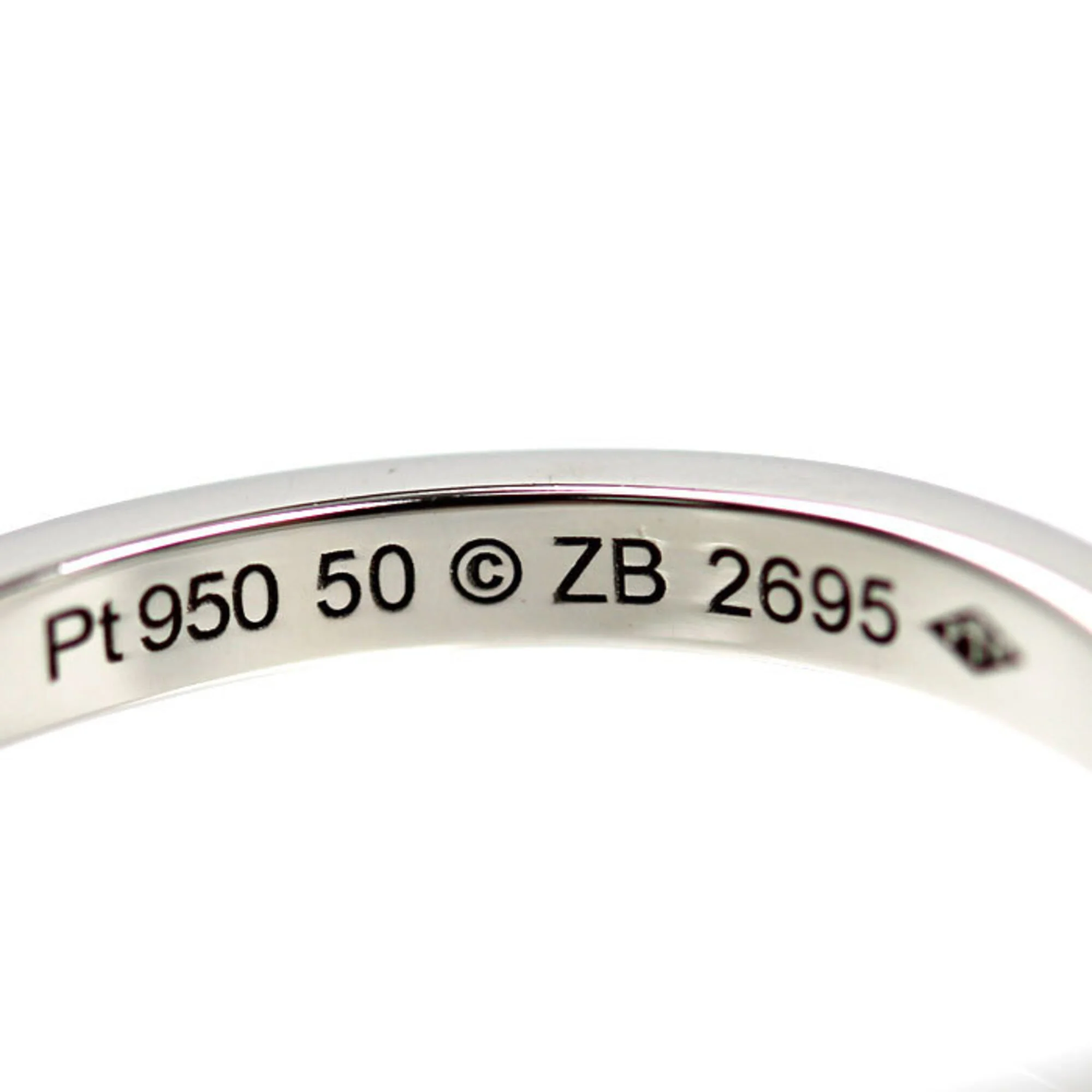Band Ring Platinum with Diamond - Image 6