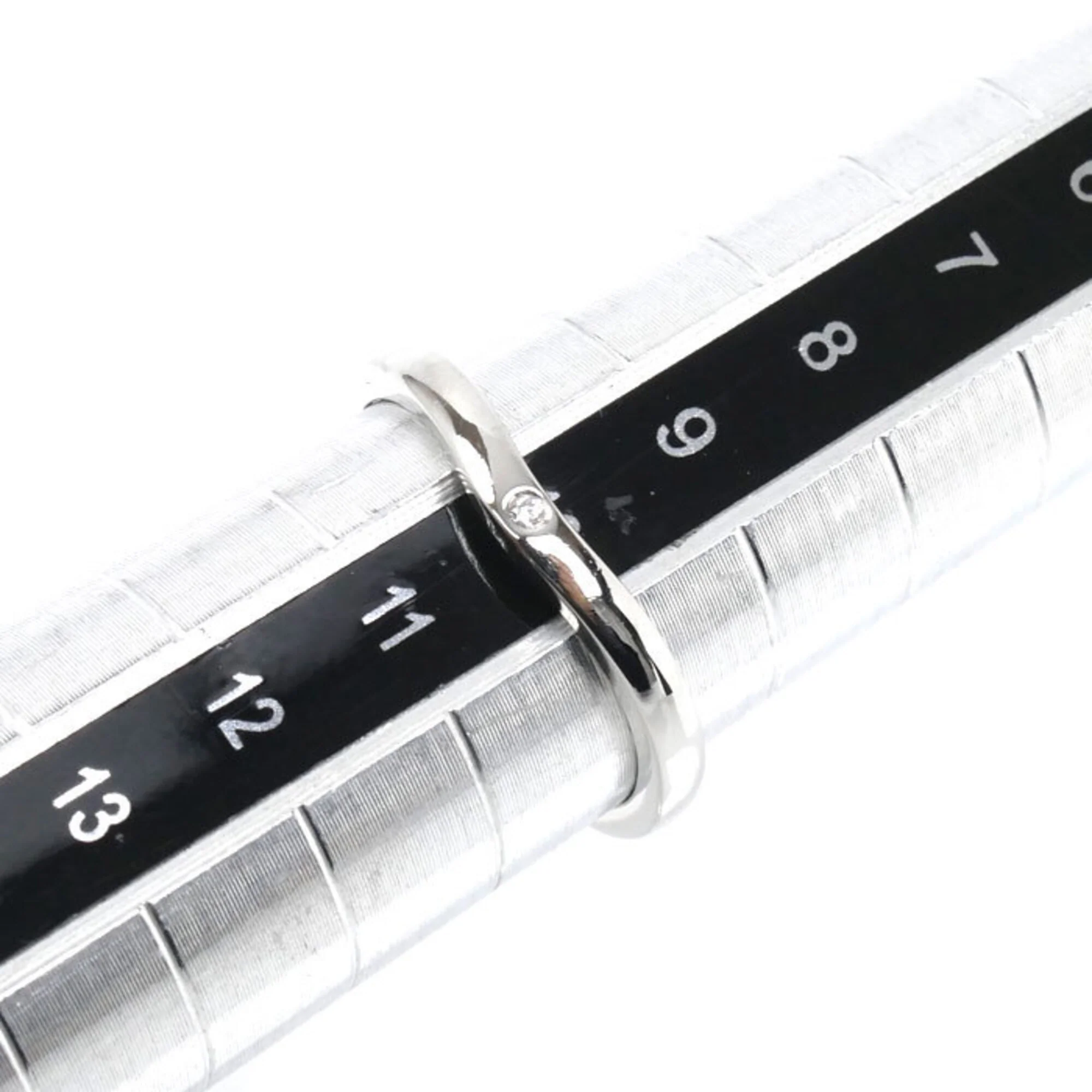 Band Ring Platinum with Diamond - Image 7