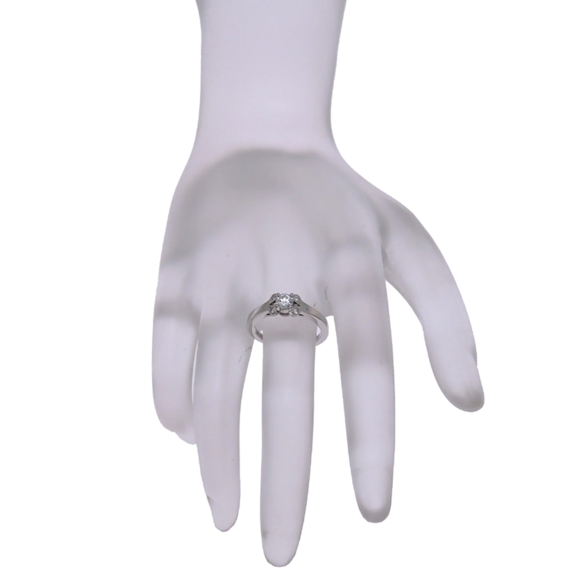 Band Ring Platinum with Diamond - Image 8