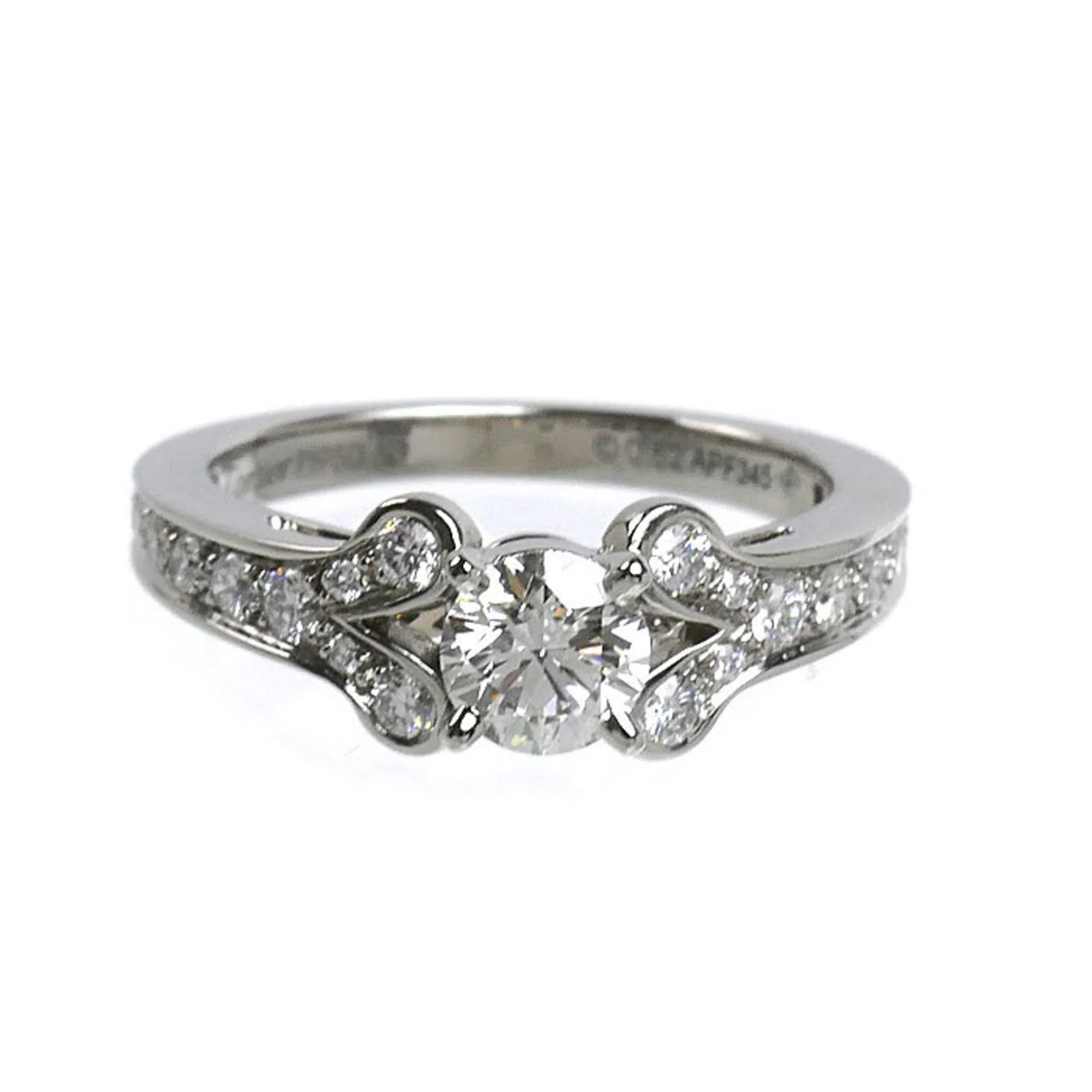 Band Ring Platinum with Diamond - Image 3