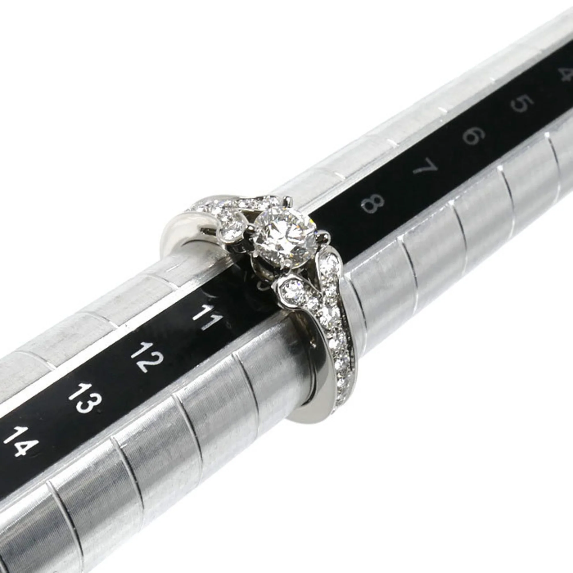 Band Ring Platinum with Diamond - Image 6