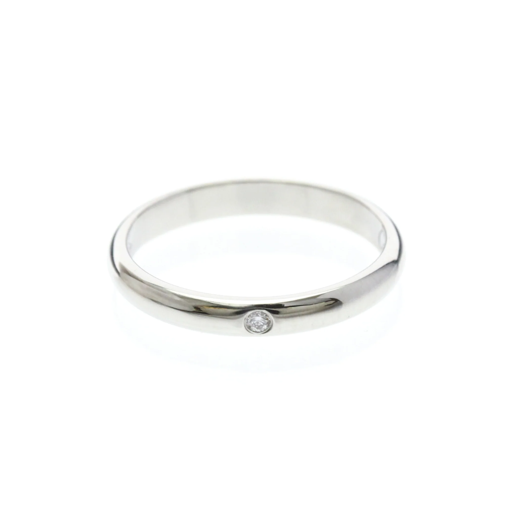Band Ring Platinum With Diamond