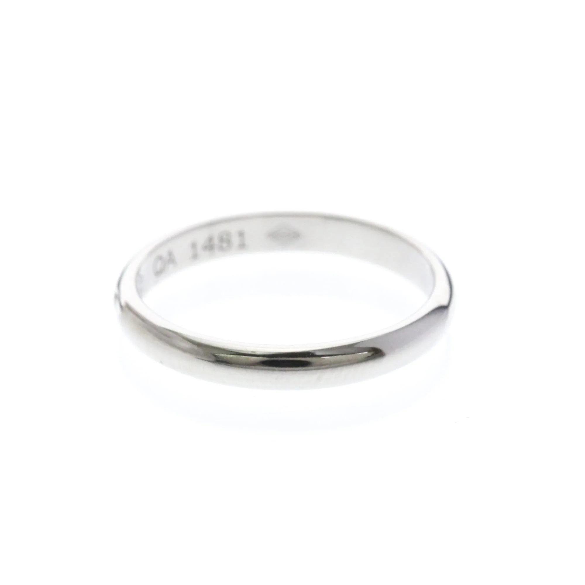 Band Ring Platinum With Diamond - Image 2