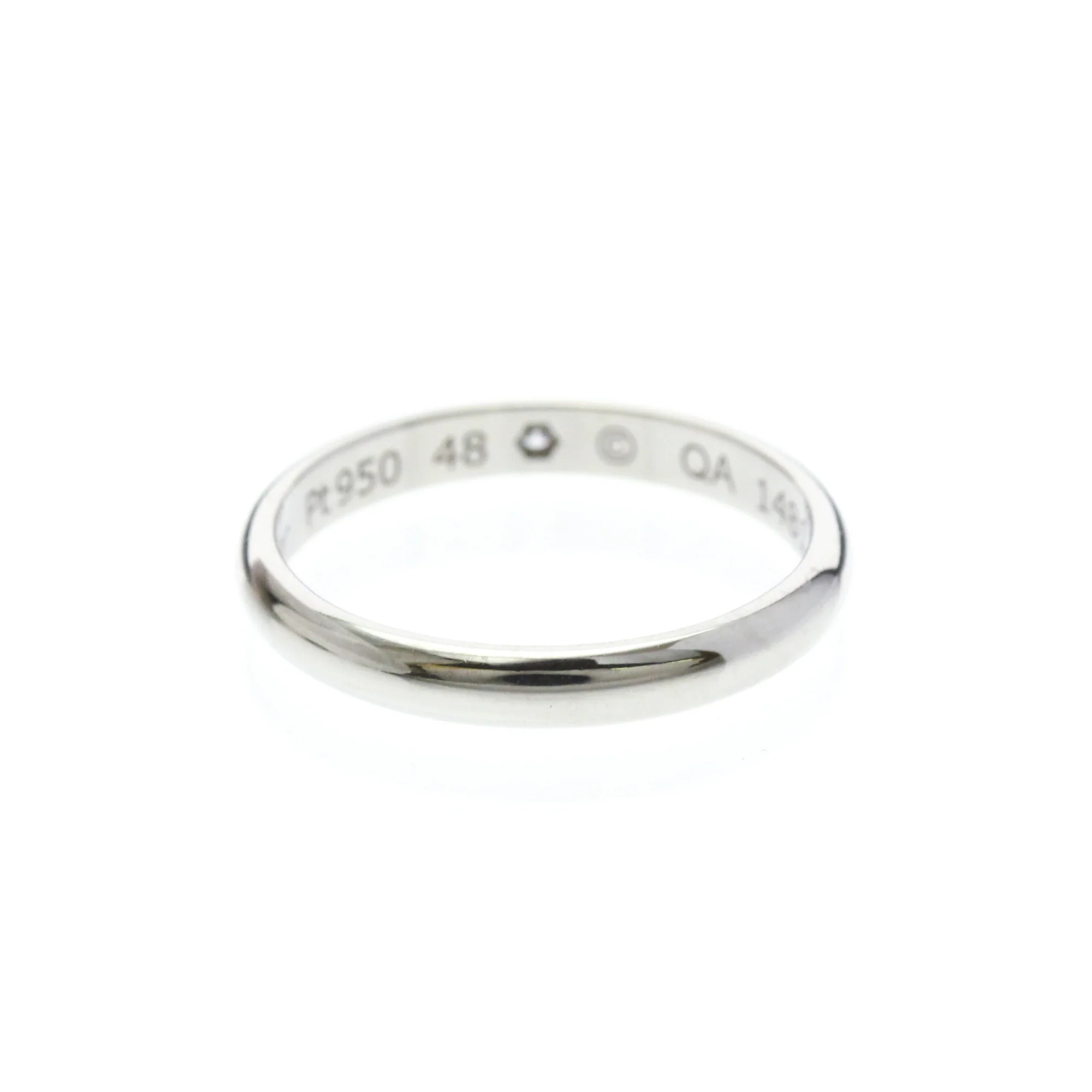 Band Ring Platinum With Diamond - Image 3