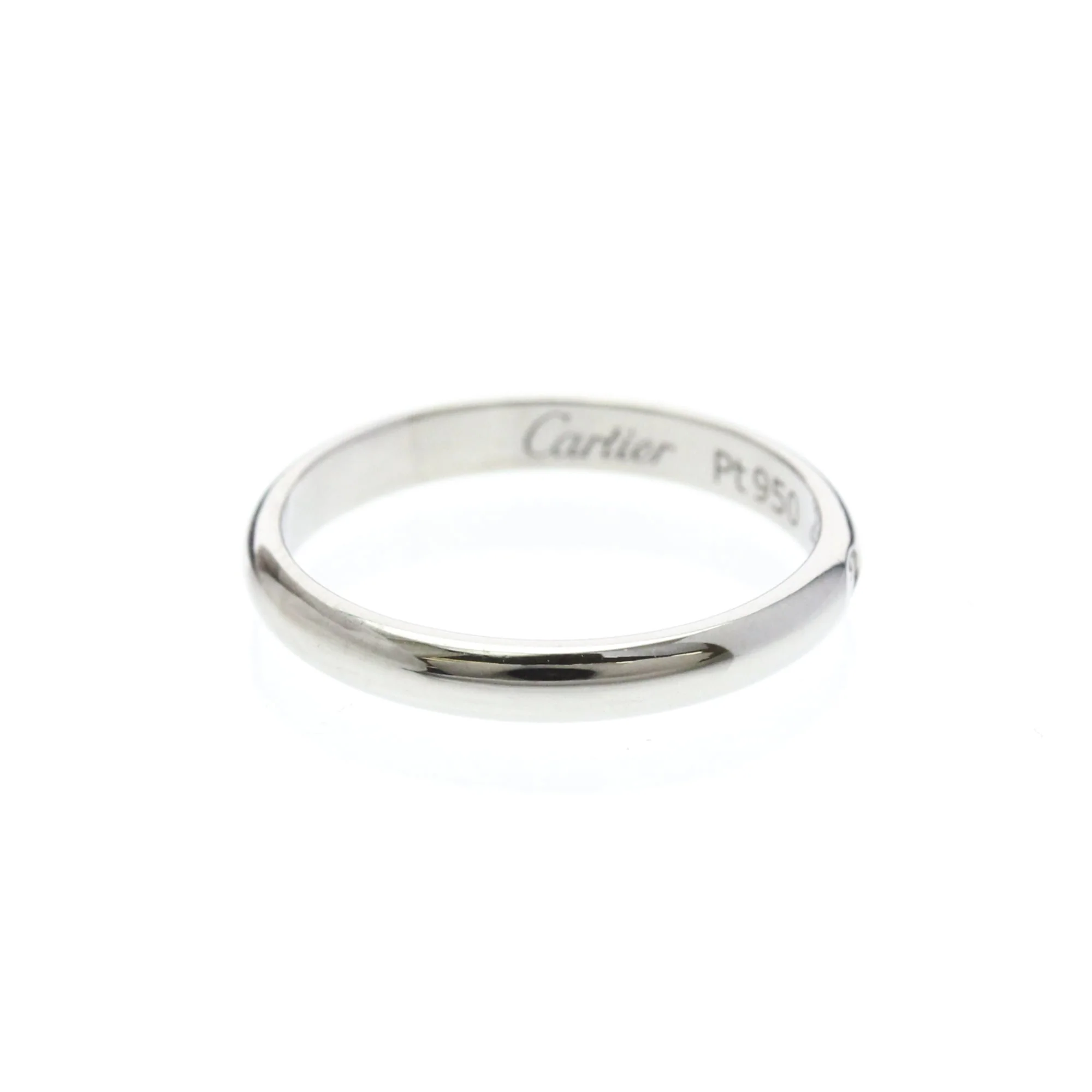 Band Ring Platinum With Diamond - Image 4