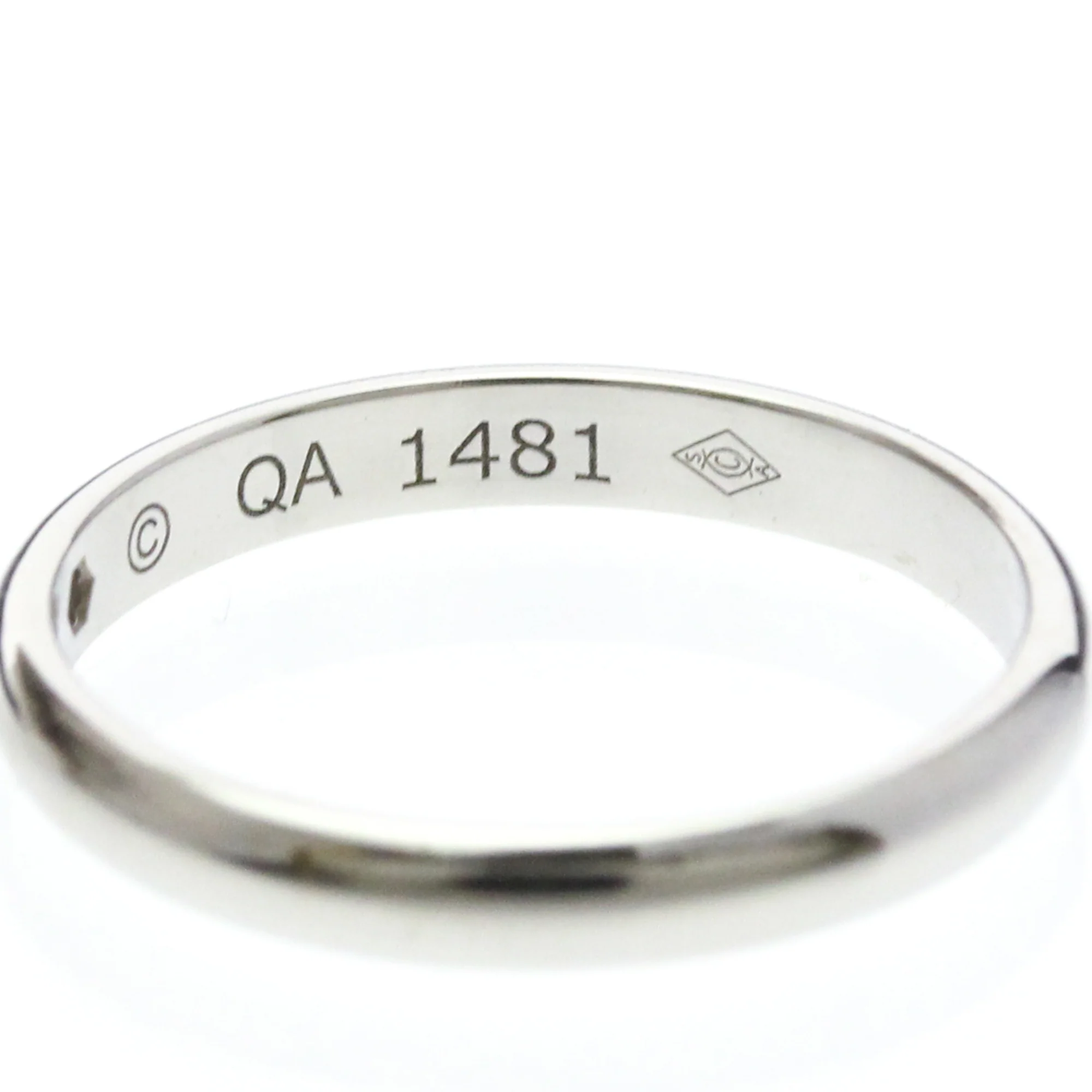Band Ring Platinum With Diamond - Image 6