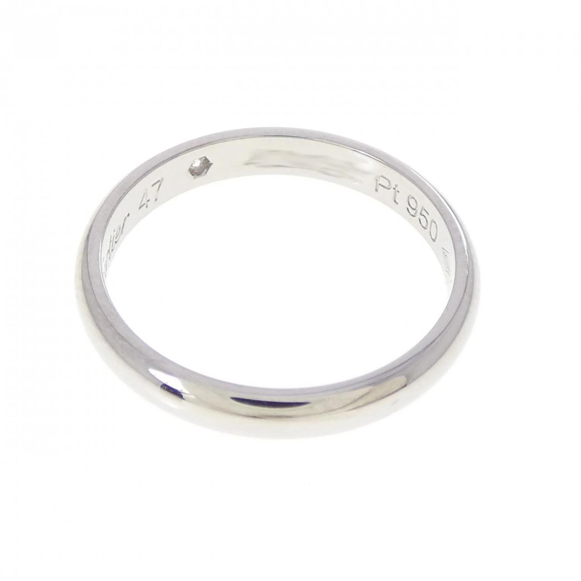 Band Ring Platinum with Diamond - Image 3