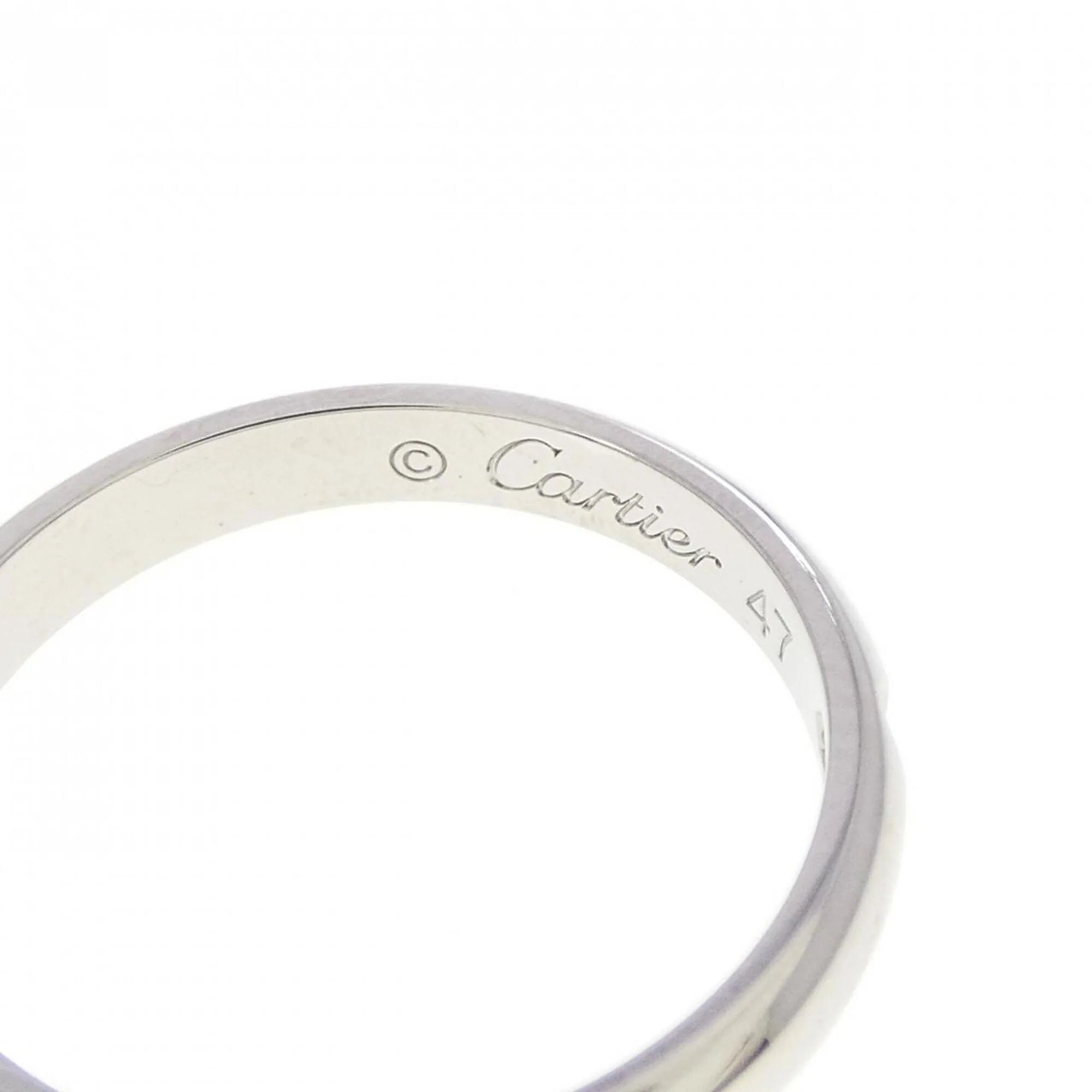 Band Ring Platinum with Diamond - Image 4
