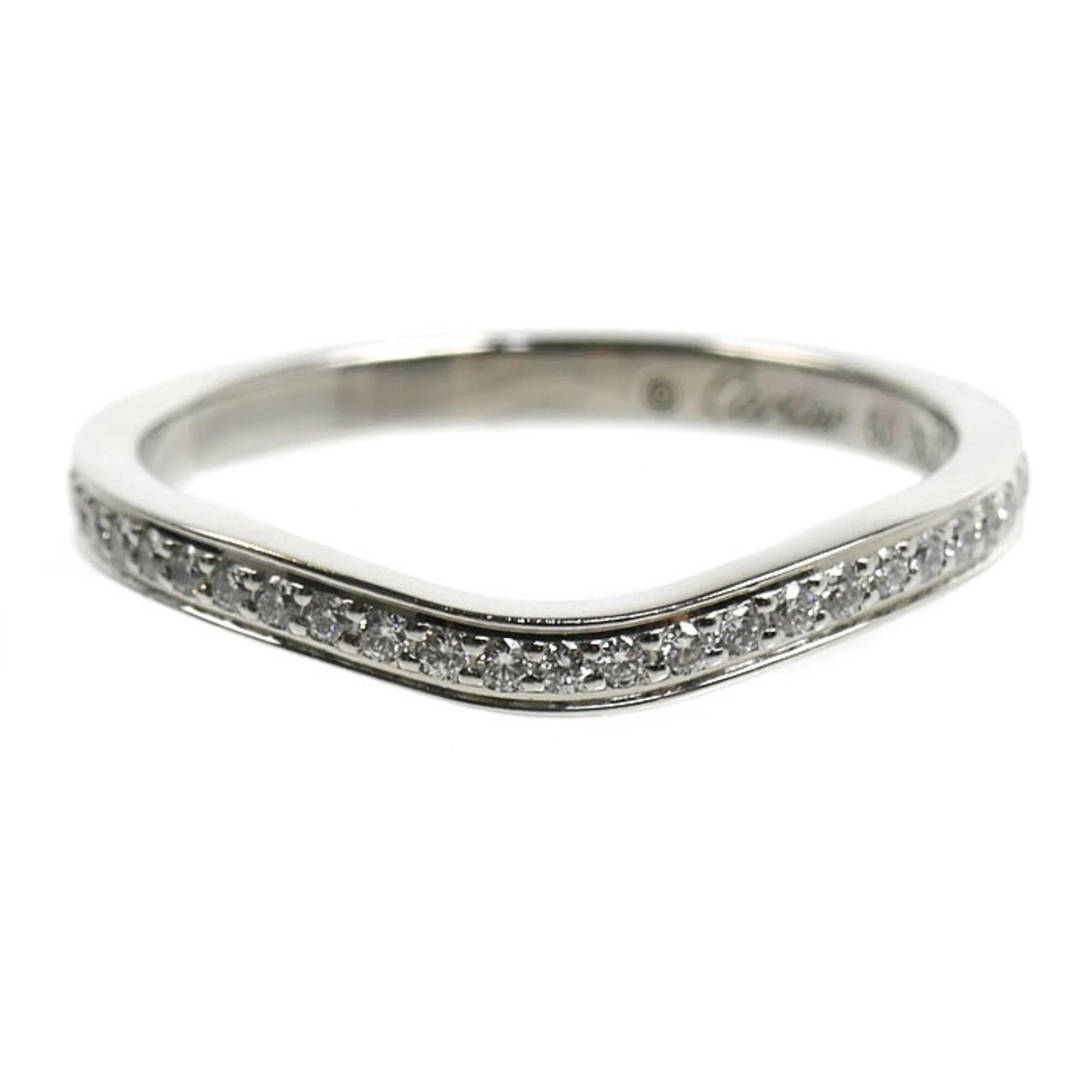 Band Ring Platinum with Diamond - Image 3