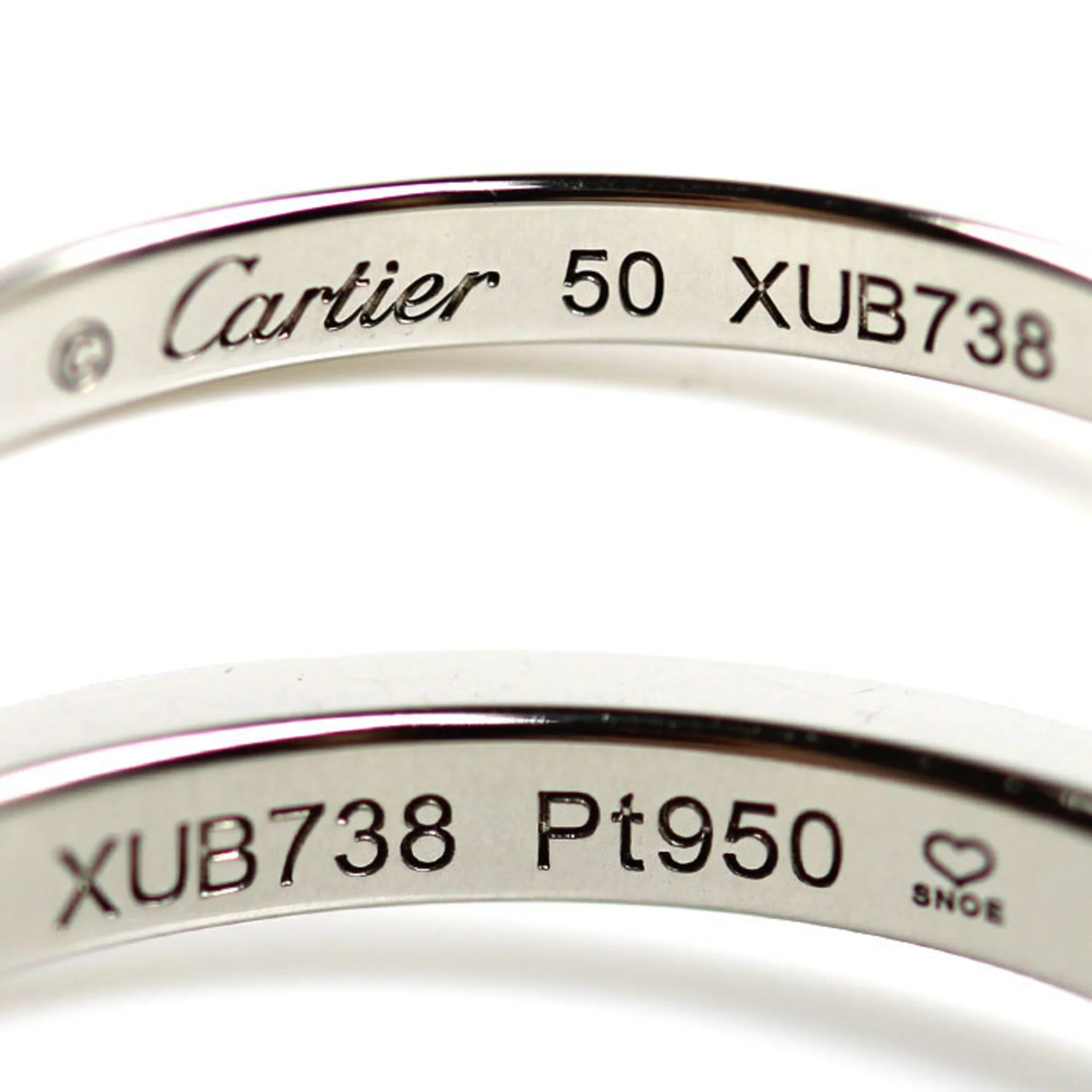 Band Ring Platinum with Diamond - Image 5