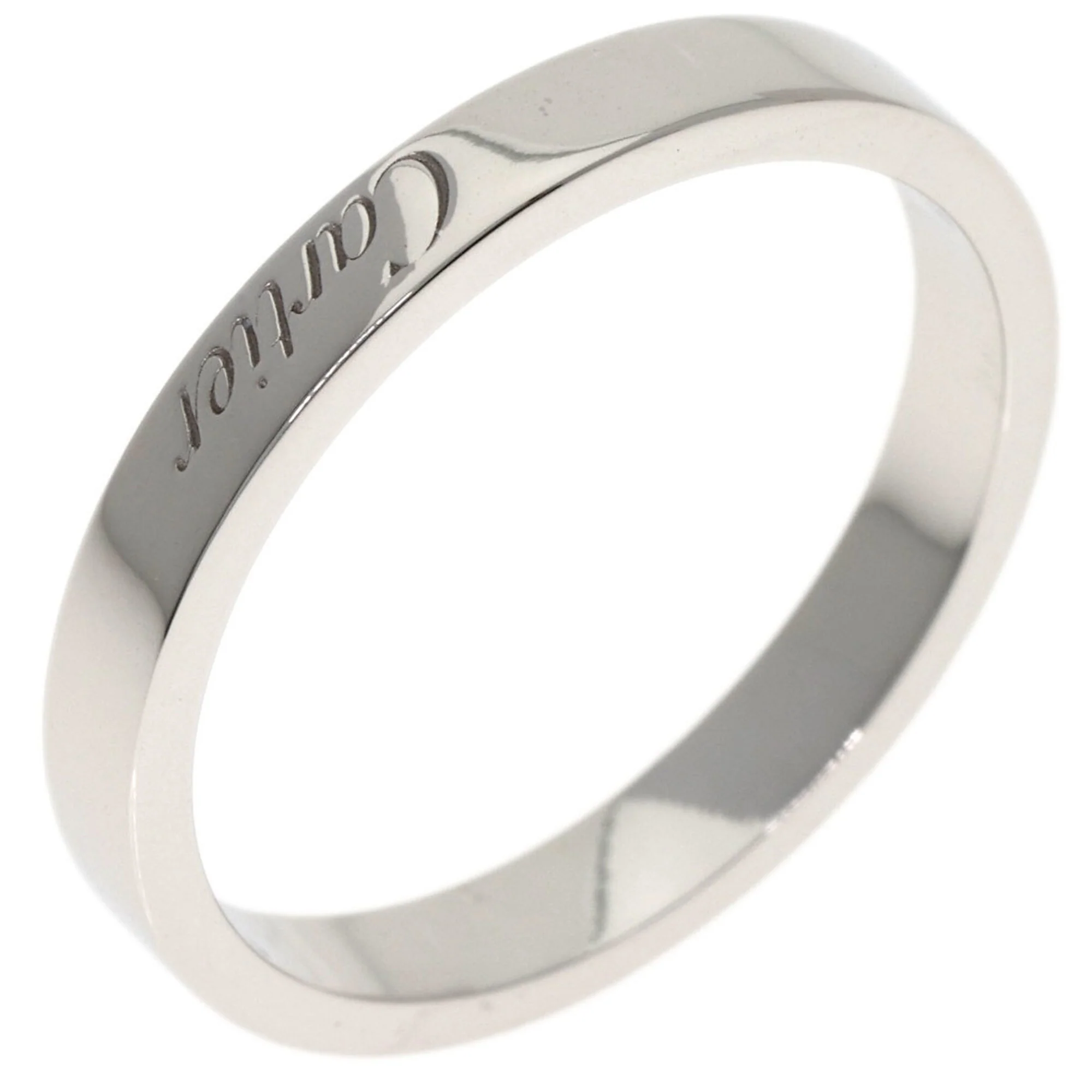 C de Cartier Ring Platinum - Image 2