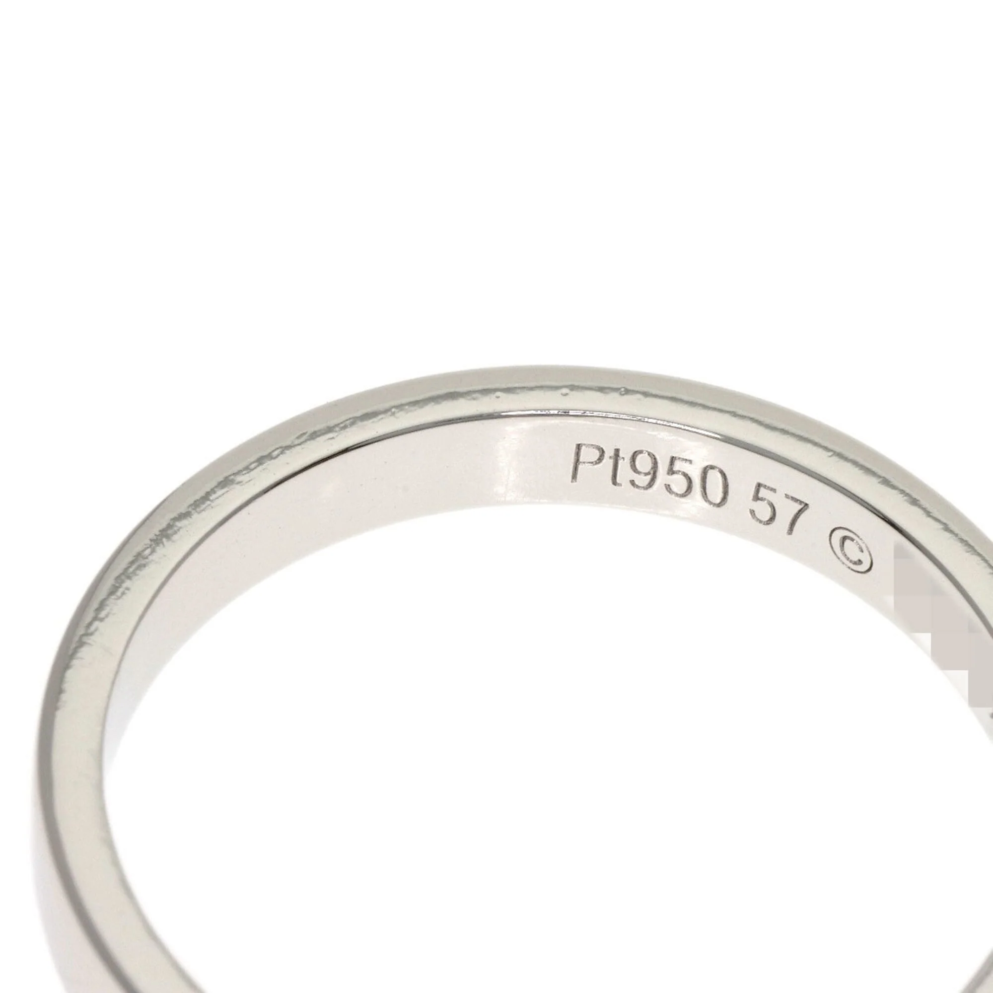 C de Cartier Ring Platinum - Image 7