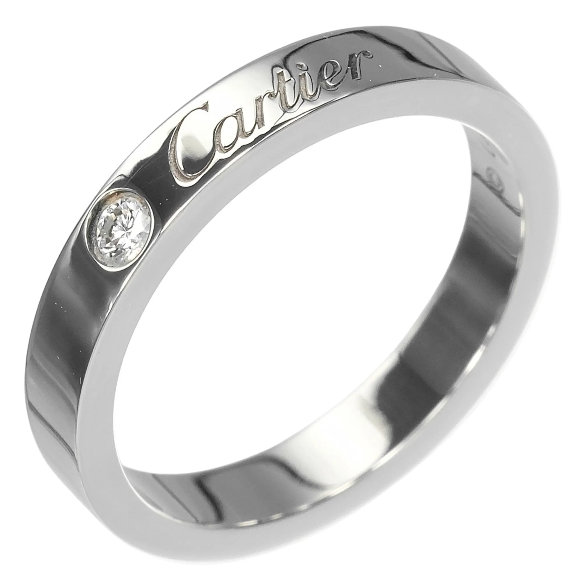 C de Cartier Ring Platinum
