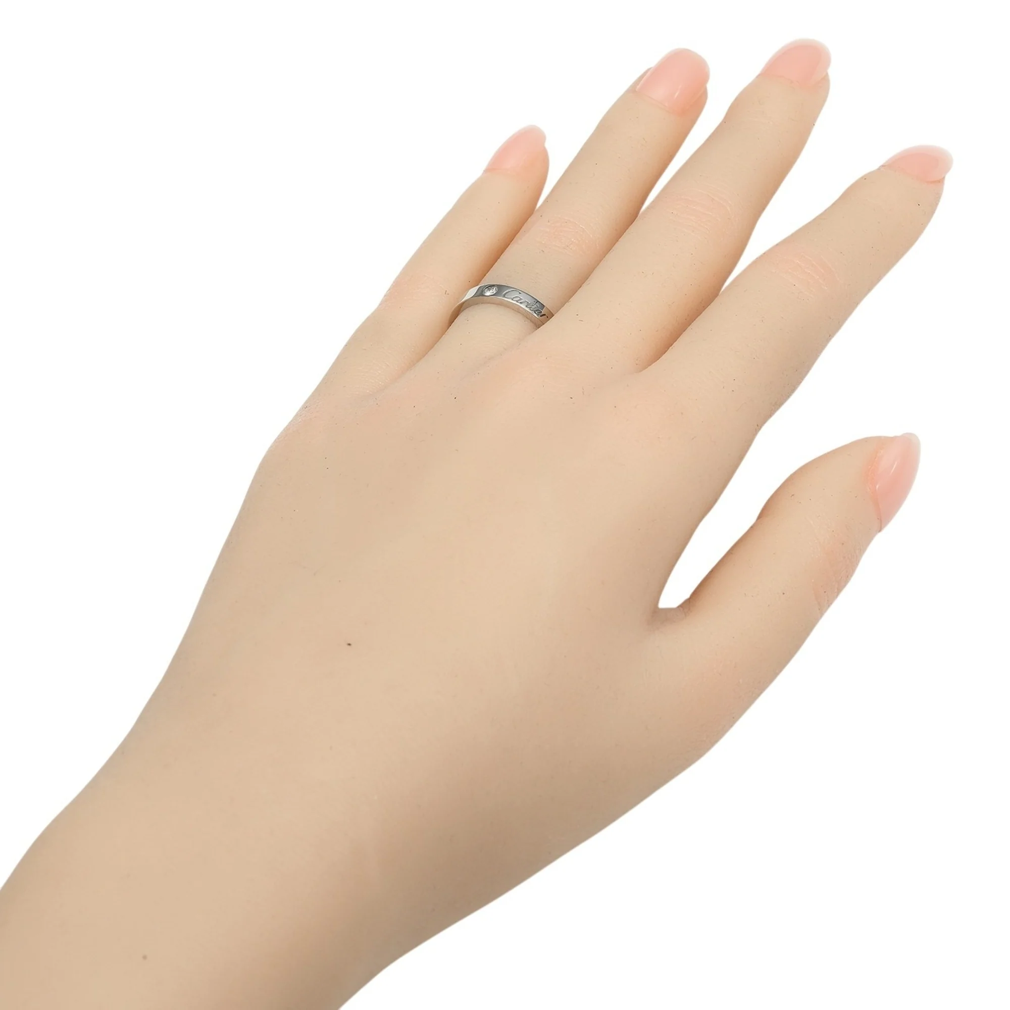 C de Cartier Ring Platinum - Image 2