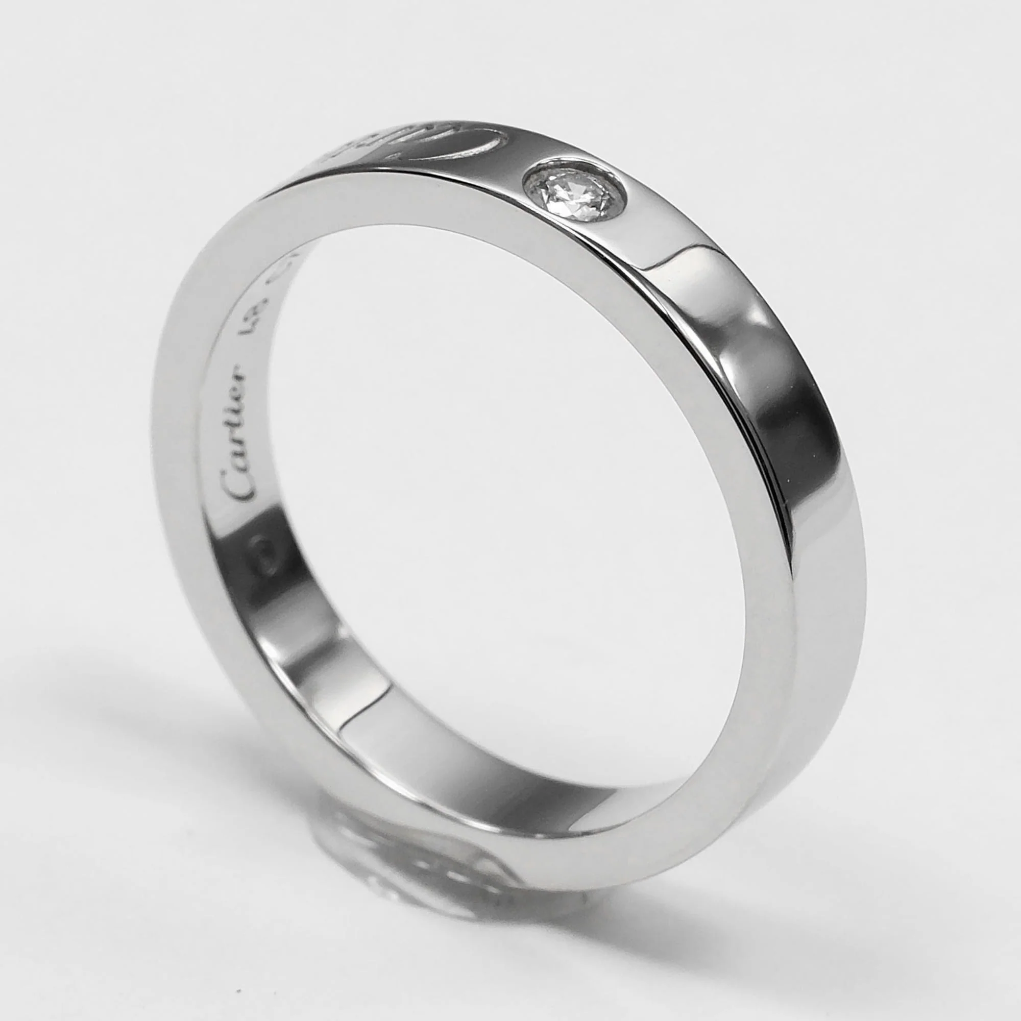 C de Cartier Ring Platinum - Image 3