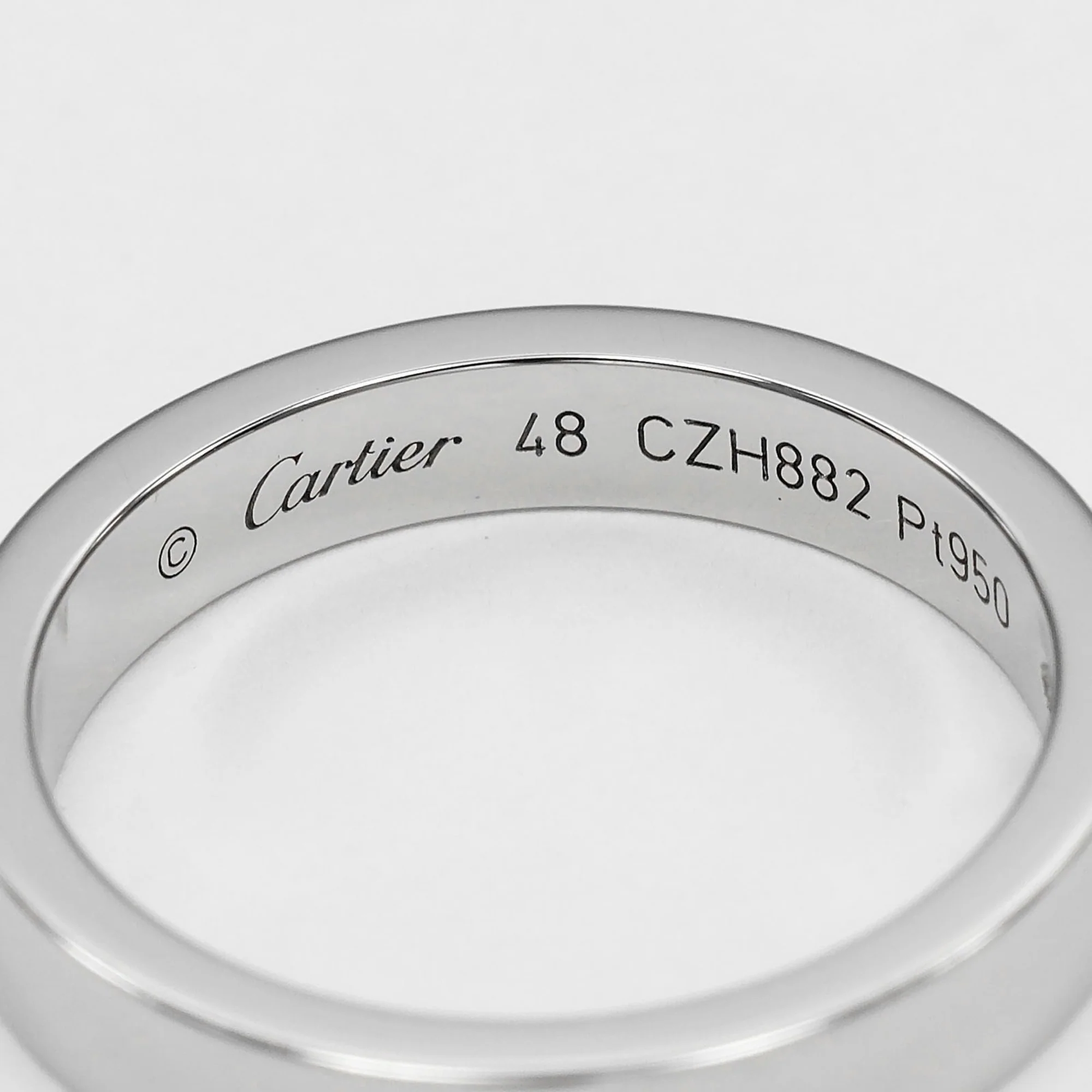 C de Cartier Ring Platinum - Image 5