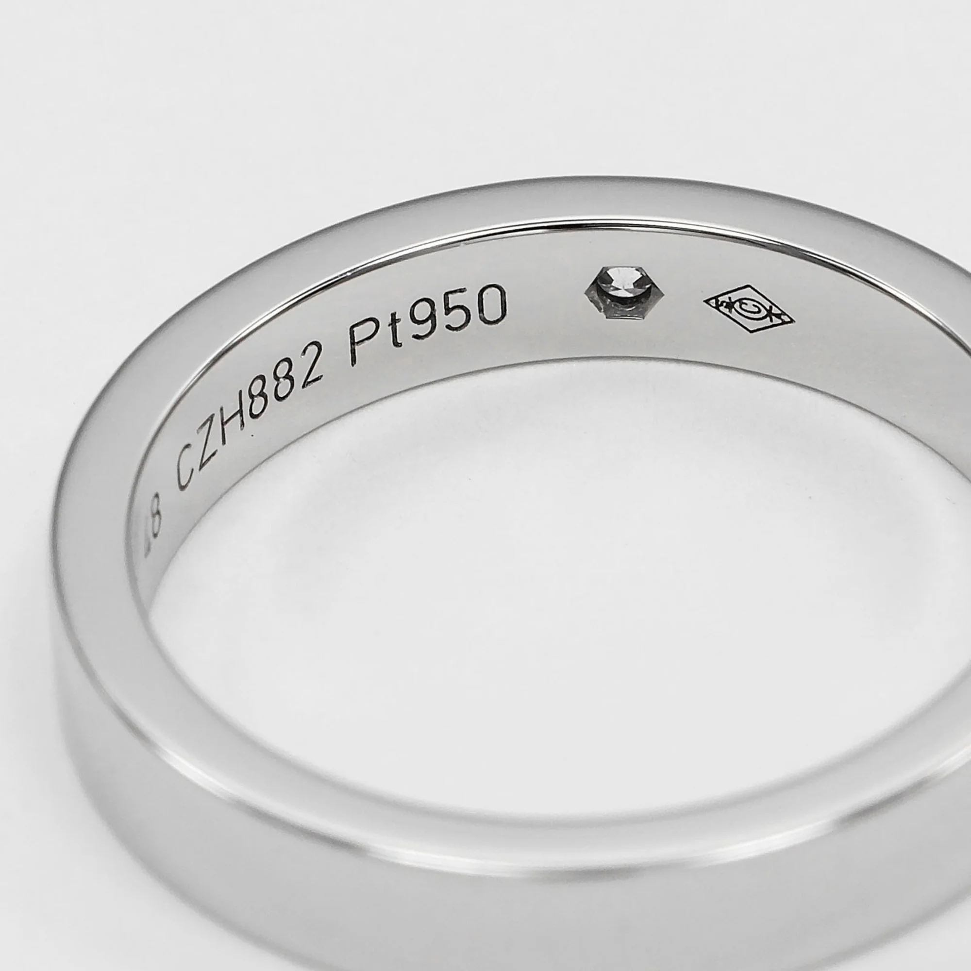 C de Cartier Ring Platinum - Image 6