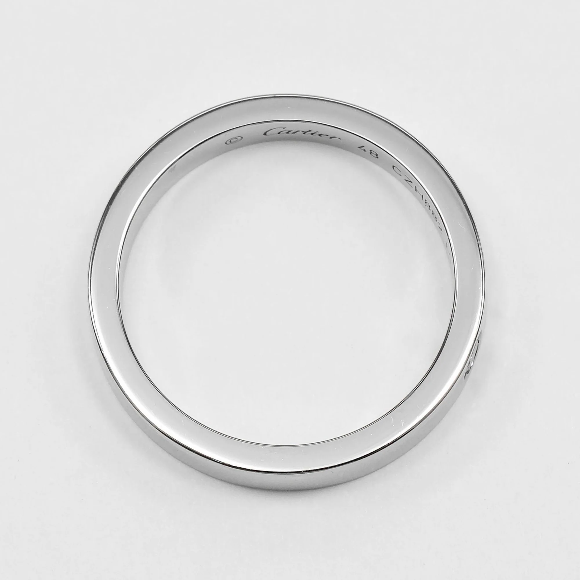 C de Cartier Ring Platinum - Image 9