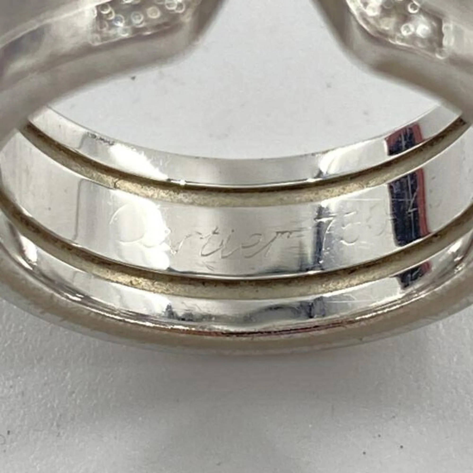 C2 Ring 18K White Gold Small - Image 4