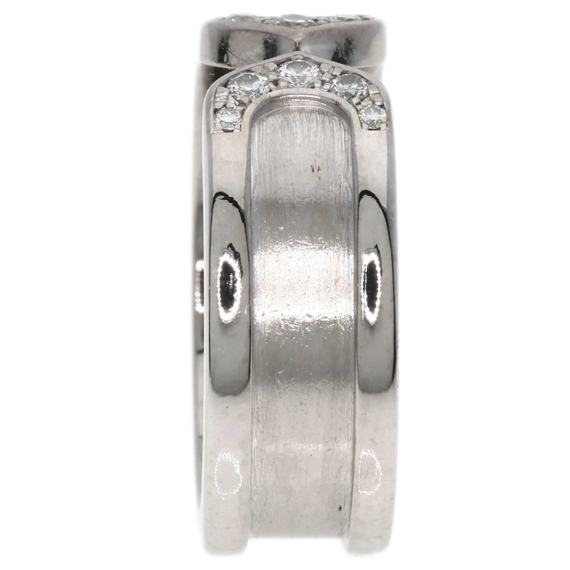 C2 Ring 18K White Gold with Diamond - Image 3