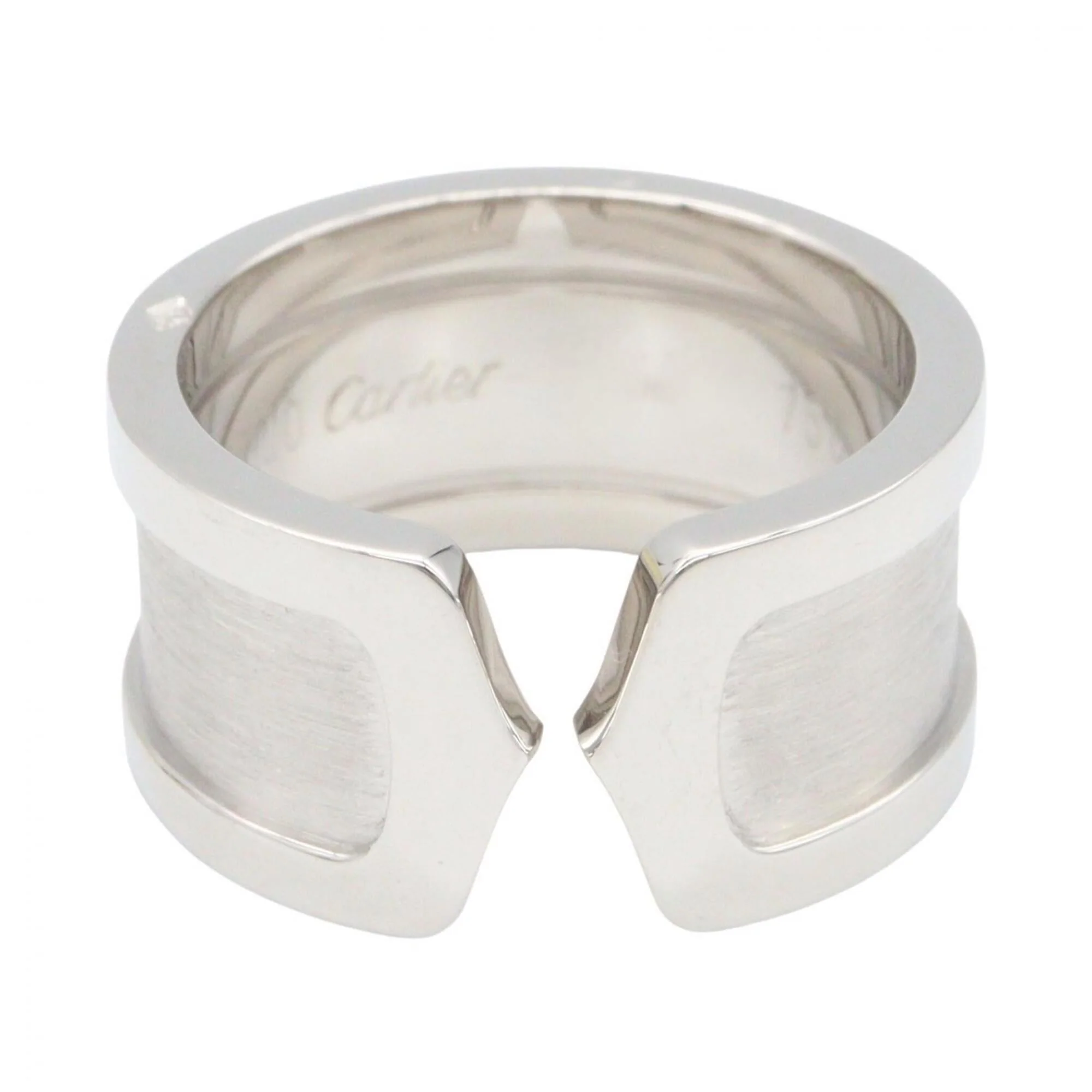 C2 Wide Ring 18K White Gold - Image 2