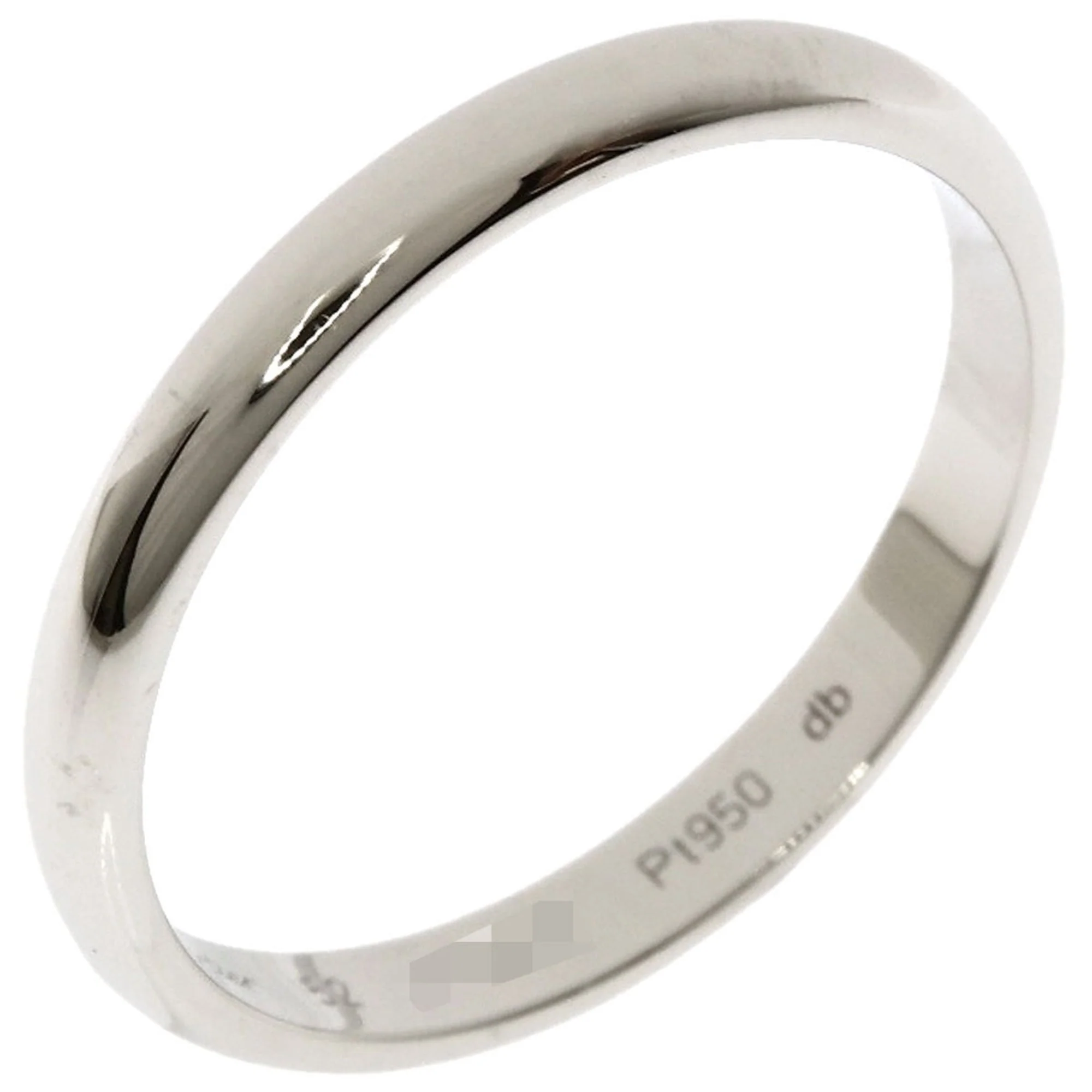 Classic One Band Ring Platinum - Image 2