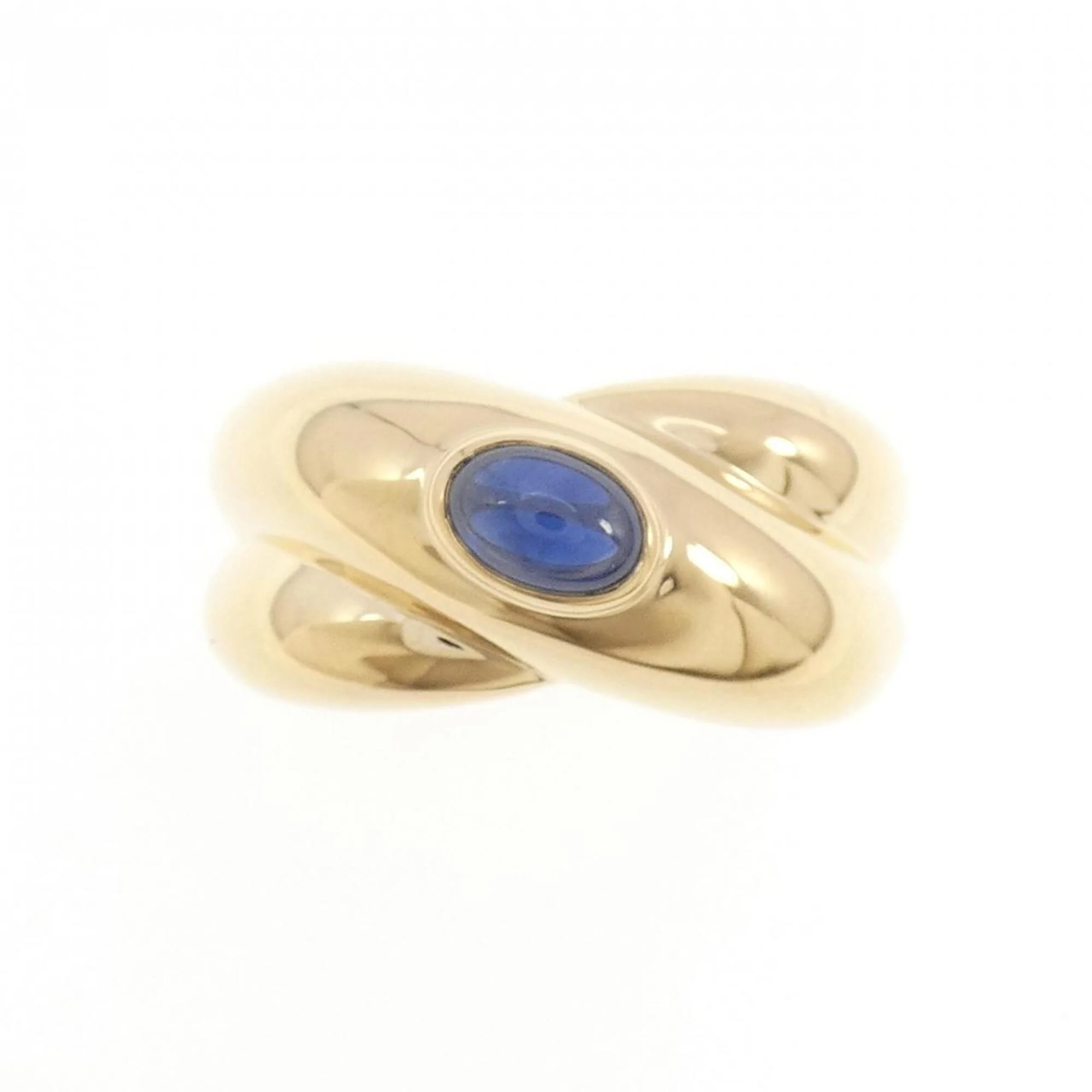 Colisée Ring 18K Yellow Gold with Sapphire - Image 2